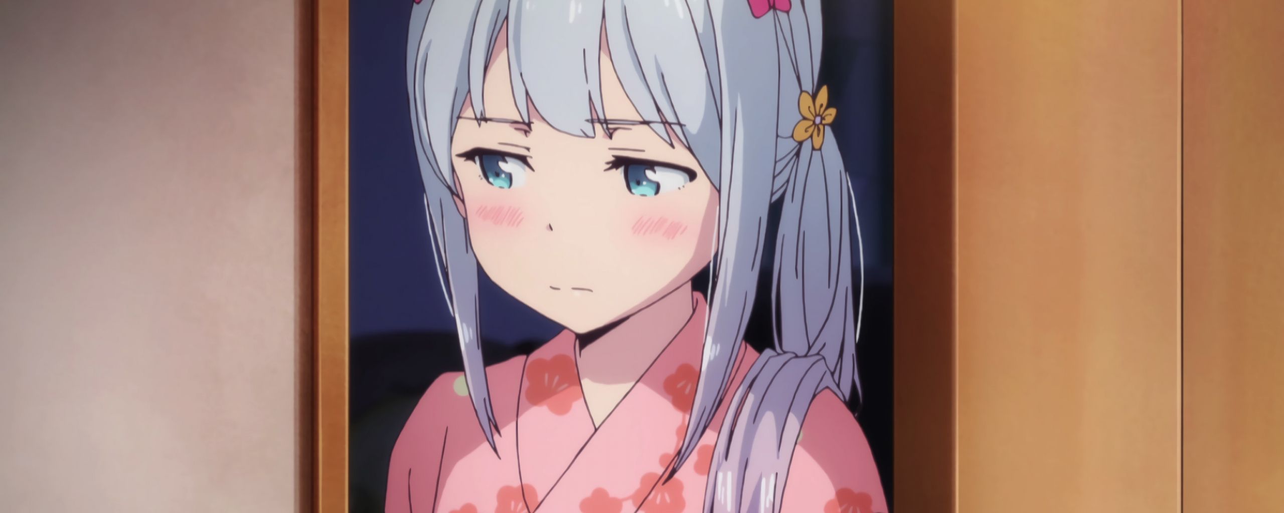 Desktop Wallpaper Izumi Sagiri, Looking Away, Cute Anime Girl, HD Image, Picture, Background, 43bef0