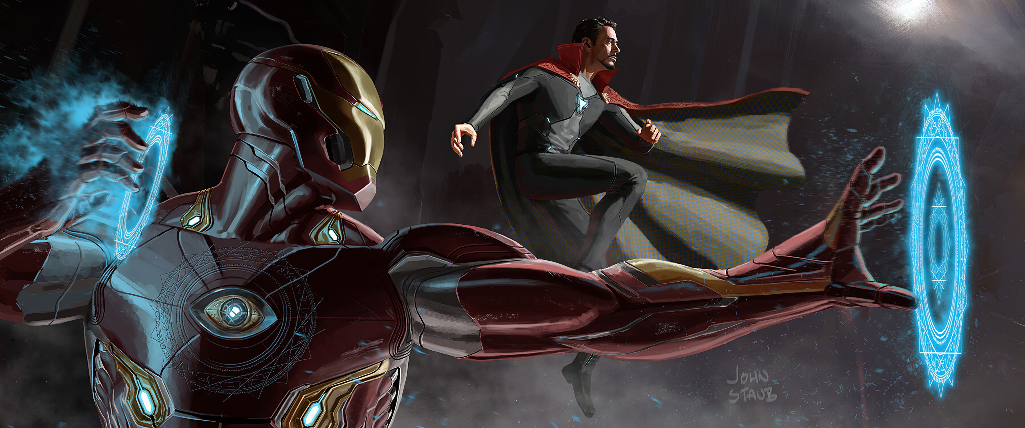 Iron Man And Doctor Strange 4k 1400x1050 Resolution HD 4k Wallpaper, Image, Background, Photo and Picture