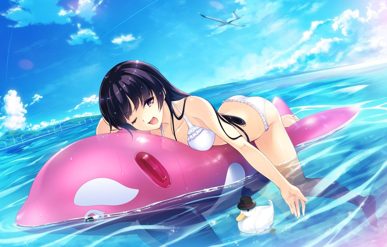 31++ Anime Girl Summer Wallpaper