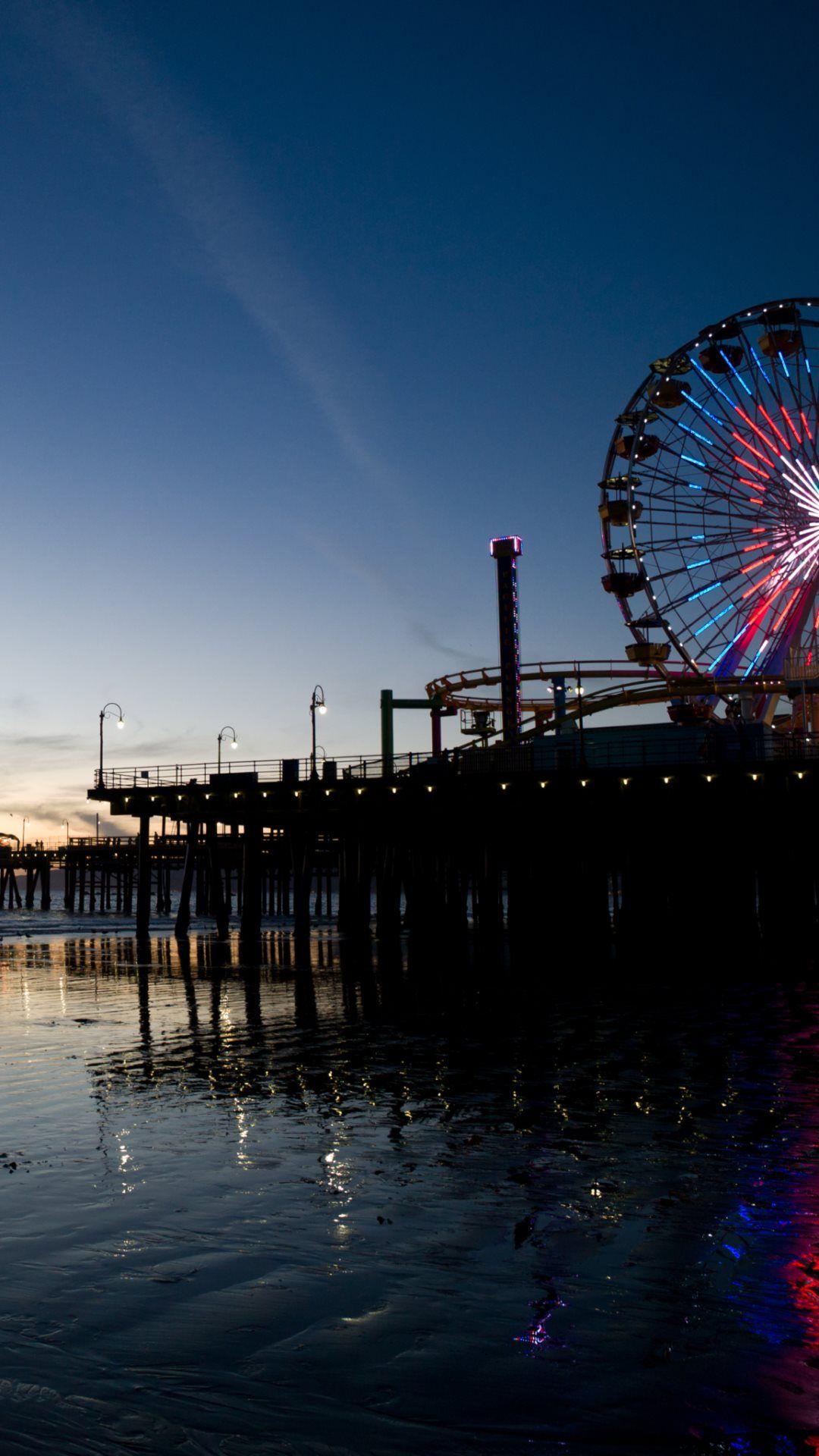 Santa Monica Pier Wallpaper. HD Background Image. Photo