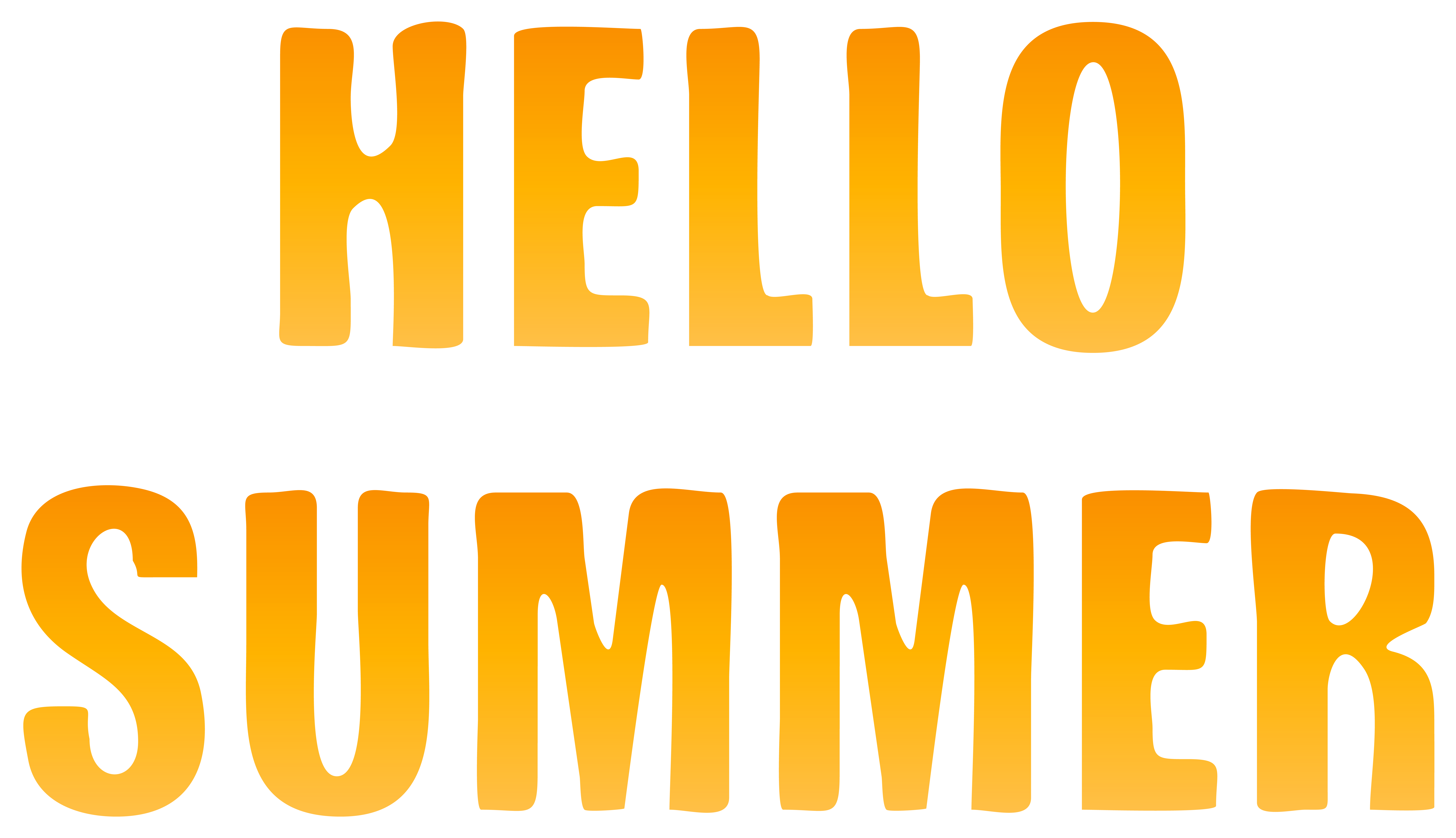 Hello Summer Orange PNG Clipart​-Quality Image and Transparent PNG Free Clipart