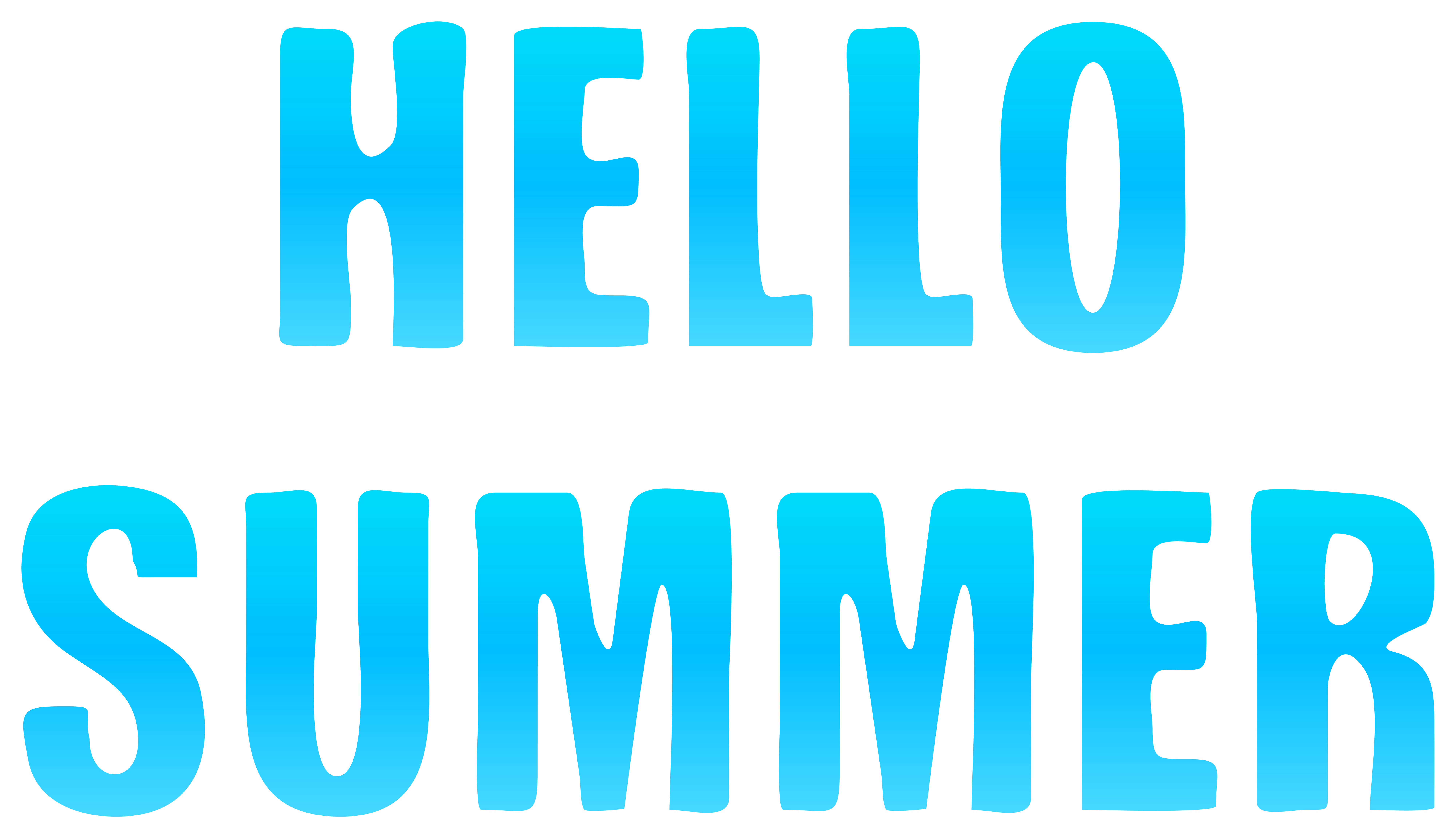 Hello Summer Blue PNG Clipart​-Quality Image and Transparent PNG Free Clipart