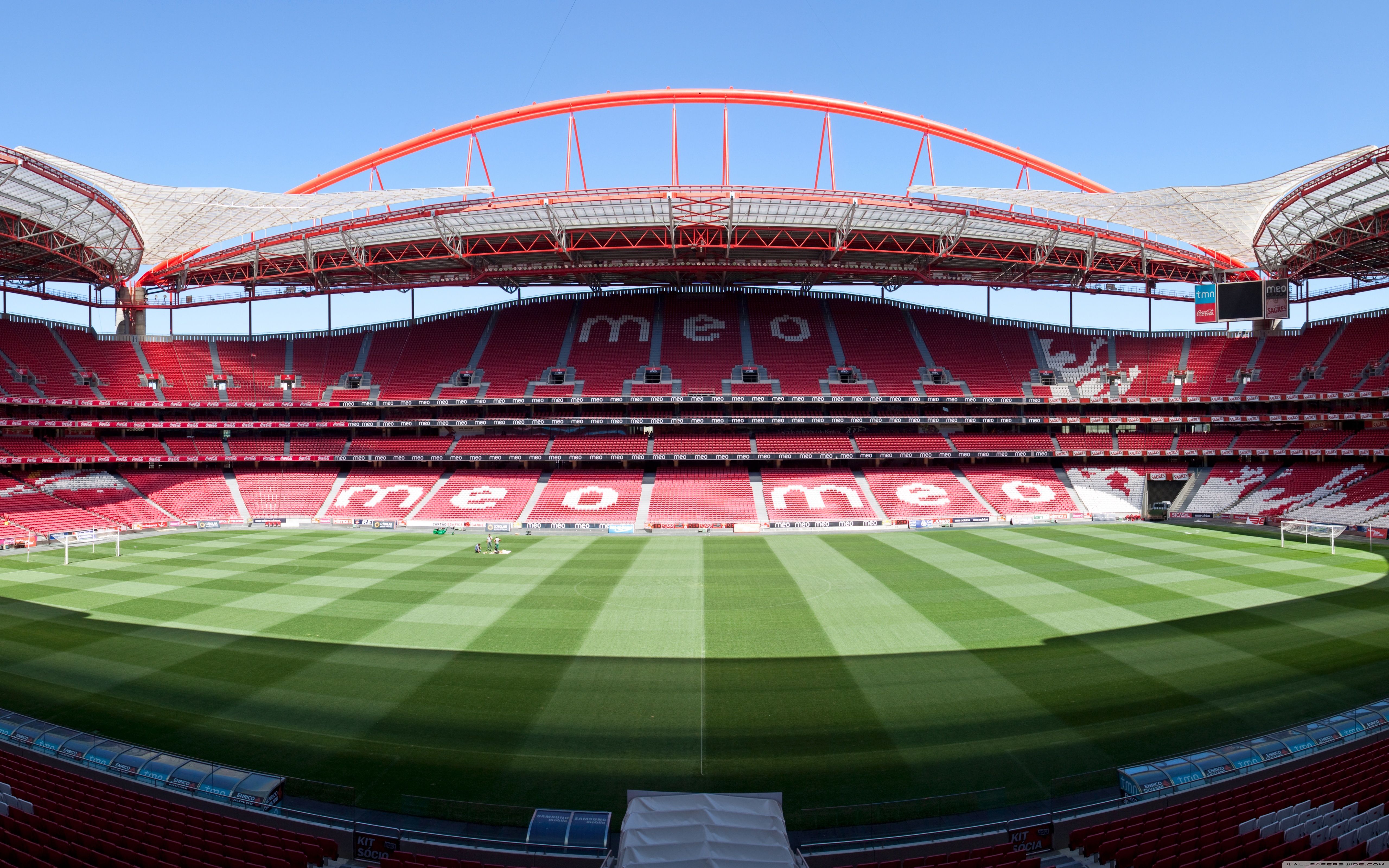 Soccer Stadium 4K Wallpaper