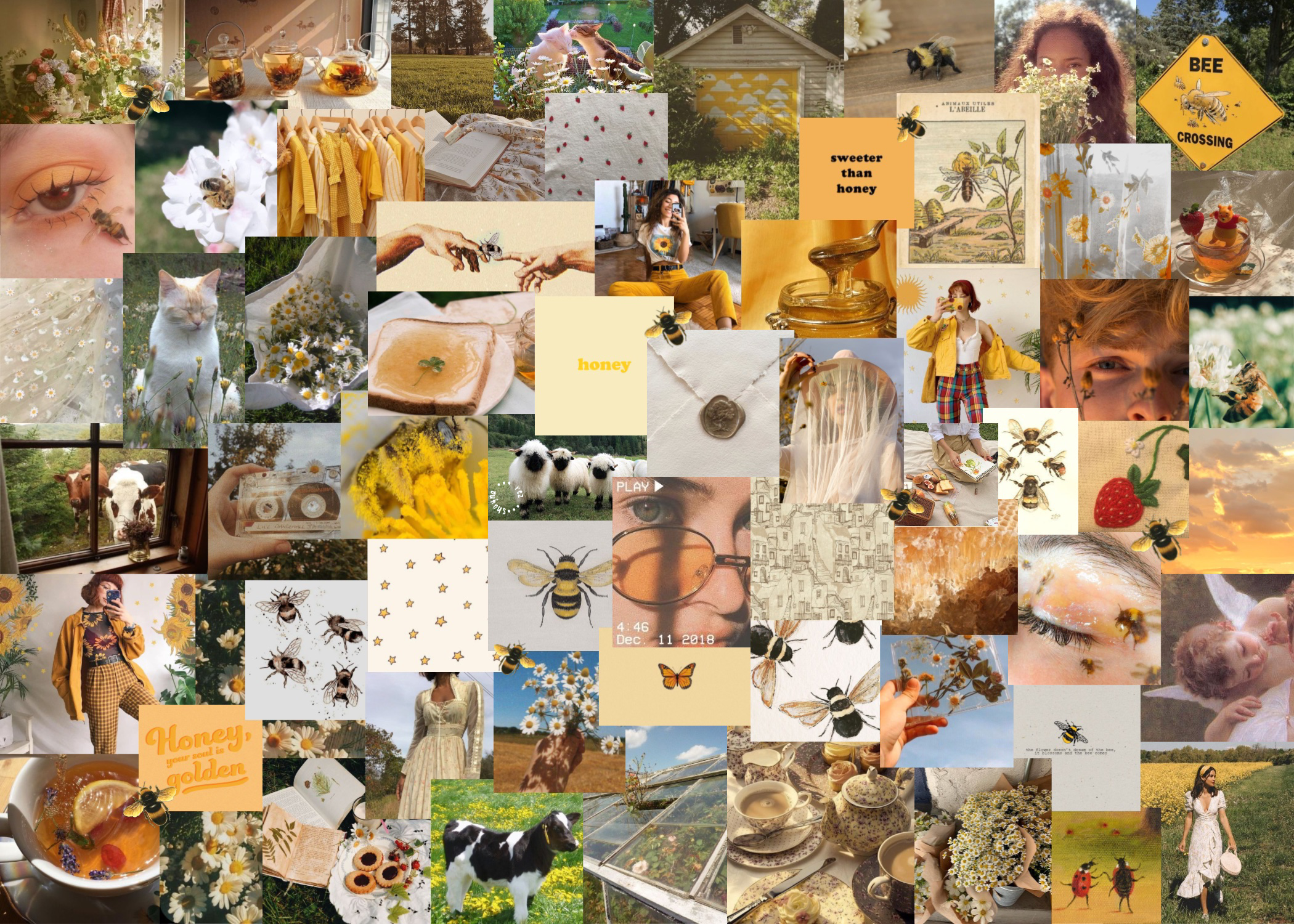 Custom Aesthetic Collage Wallpaper Custom Aesthetic Collage. Etsy. Aesthetic collage, Macbook wallpaper, Wallpaper