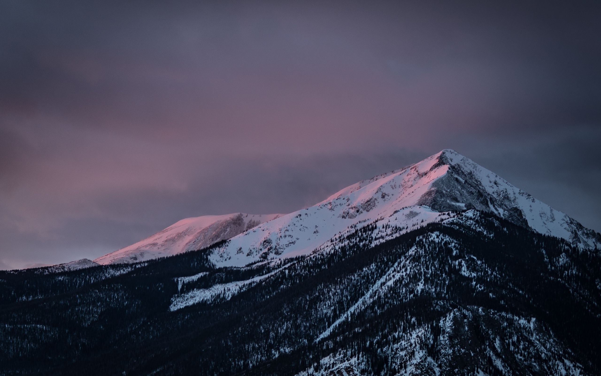 Desktop Wallpaper Snow Mountains, Clean Sky, Nature, 4k, HD Image, Picture, Background, 3D4192