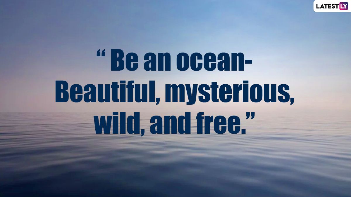 World Oceans Day 2021: Quotes and HD Image To Raise Awareness About the Impact of Human Actions on the Ocean