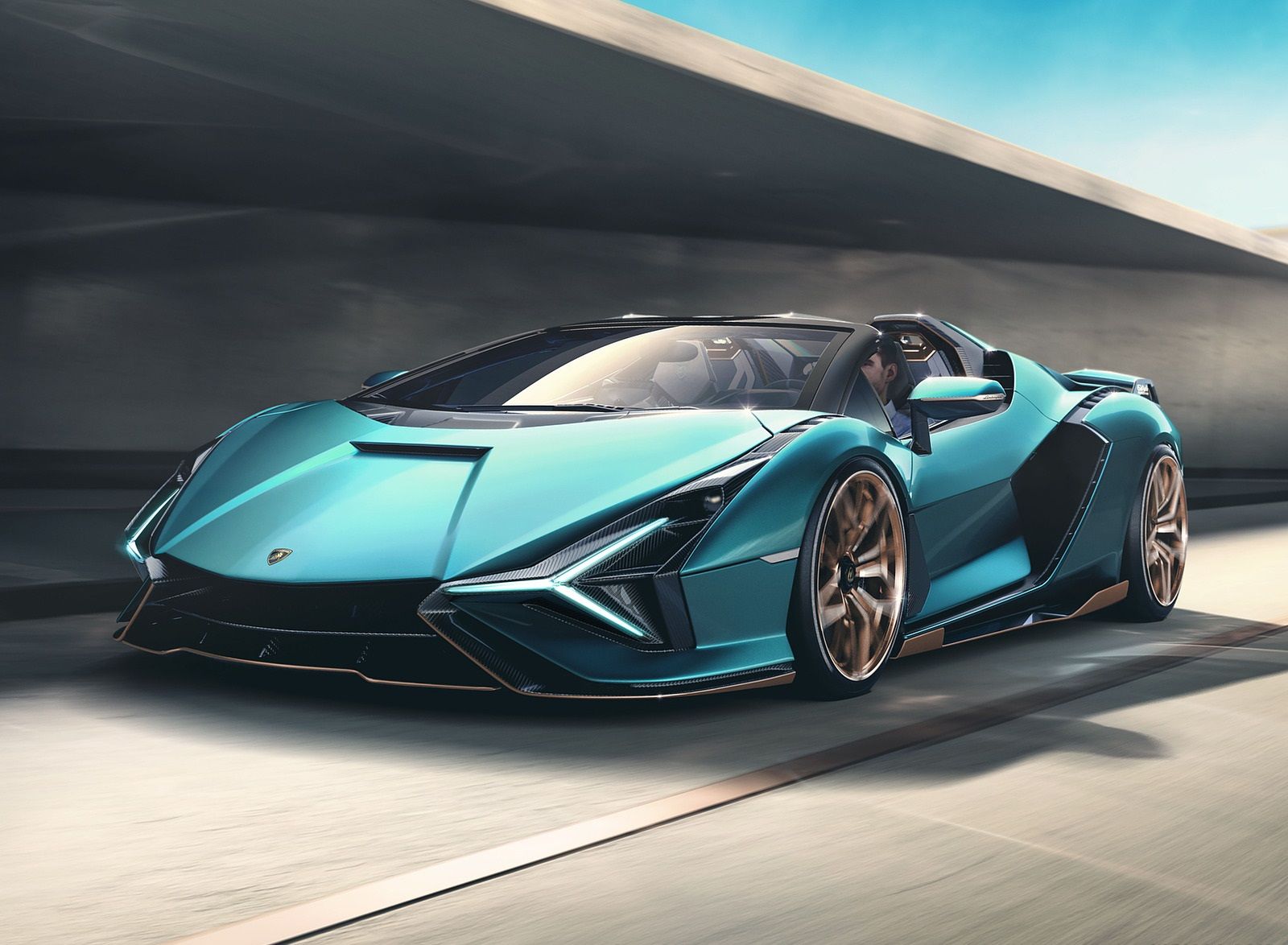 Lamborghini Sián Roadster Wallpaper (HD Image)