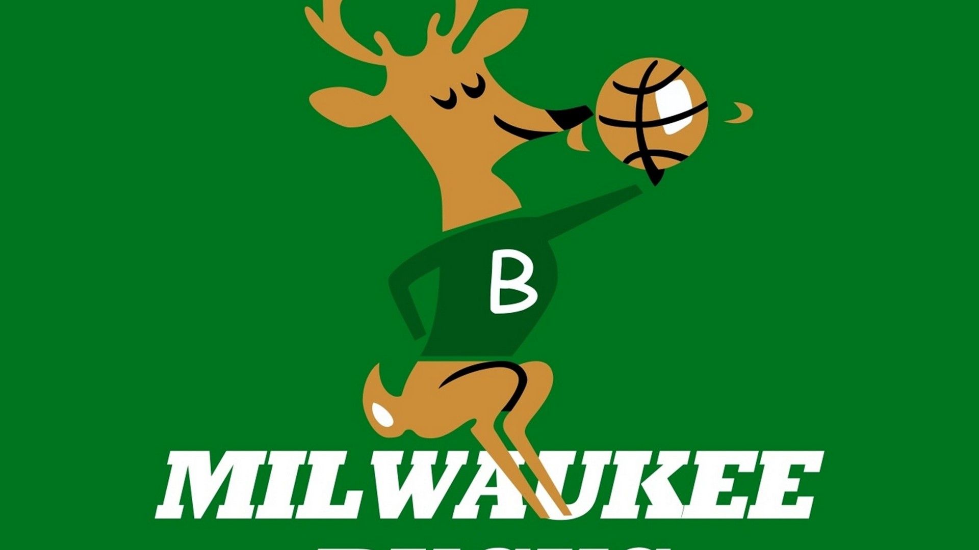 Milwaukee Bucks Logo Wallpaper  Basketball Wallpapers at  BasketWallpaperscom