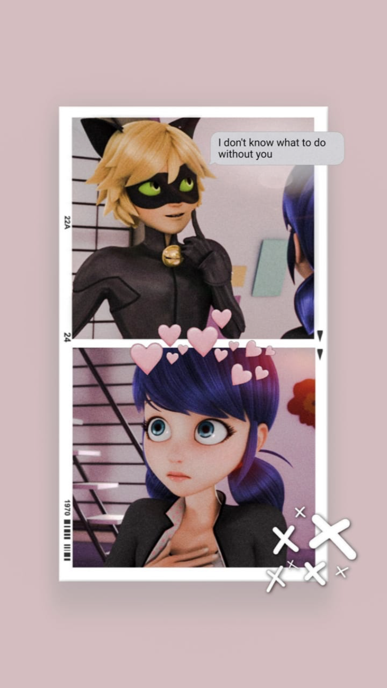 Miraculous Ladybug Wallpaper Titled Chat Noir And Marinette  Marinette And  Cat Noir Kiss  PNG Image  Transparent PNG Free Download on SeekPNG