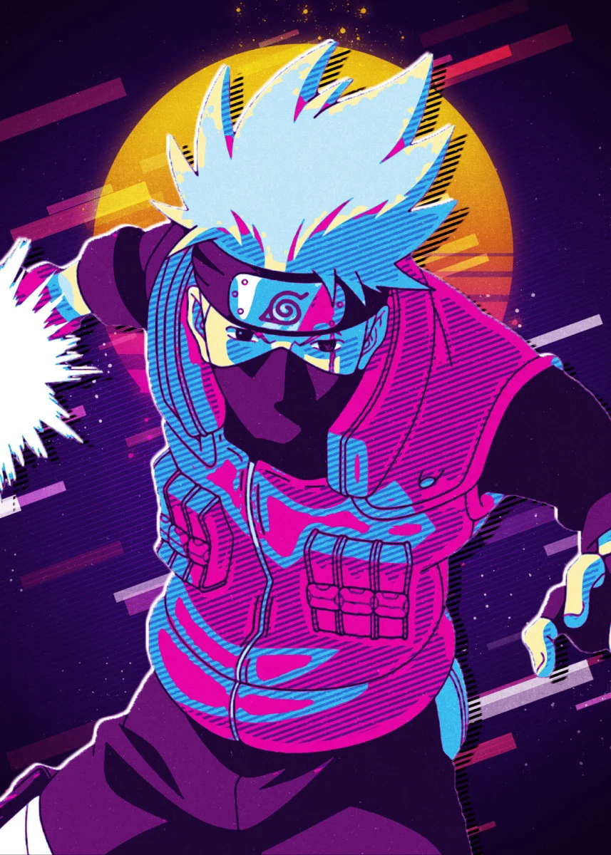 Kakashi Neon Wallpapers - Wallpaper Cave