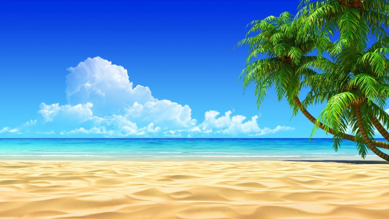 Beach wallpaper deals 1366x768