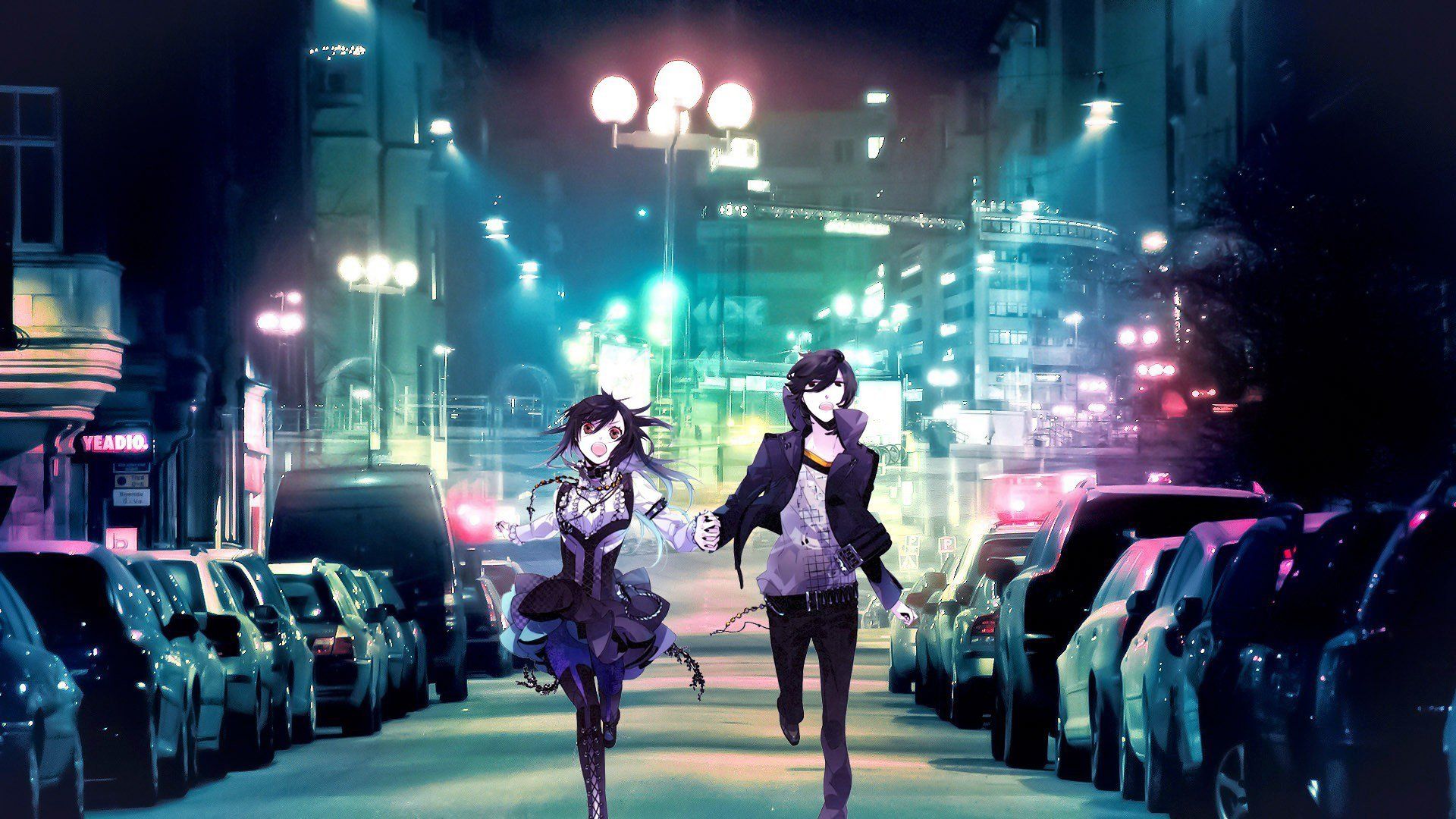 Free download Anime boy girl running city wallpaper 1920x1080 14672 [1920x1080] for your Desktop, Mobile & Tablet. Explore Anime Girl And Boy Wallpaper. Anime Boy And Girl Wallpaper, Anime