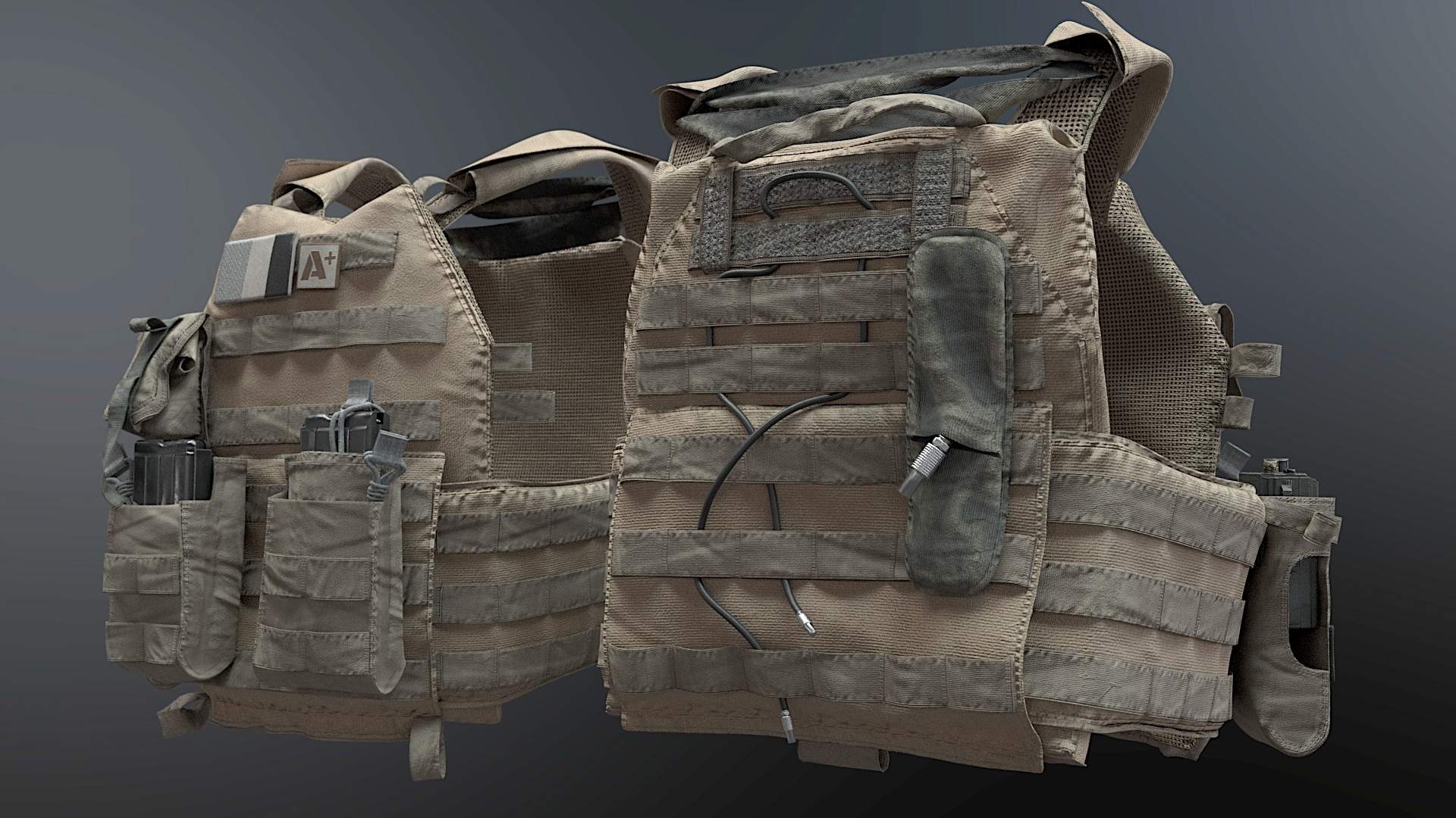 Bulletproof Ballistic Vest 3D Model