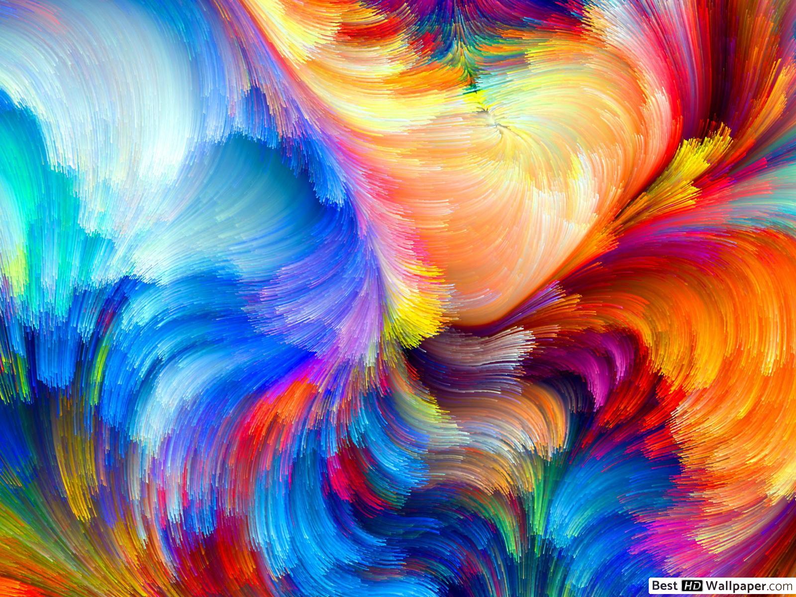 Colorful Abstract Brush strokes HD wallpaper download
