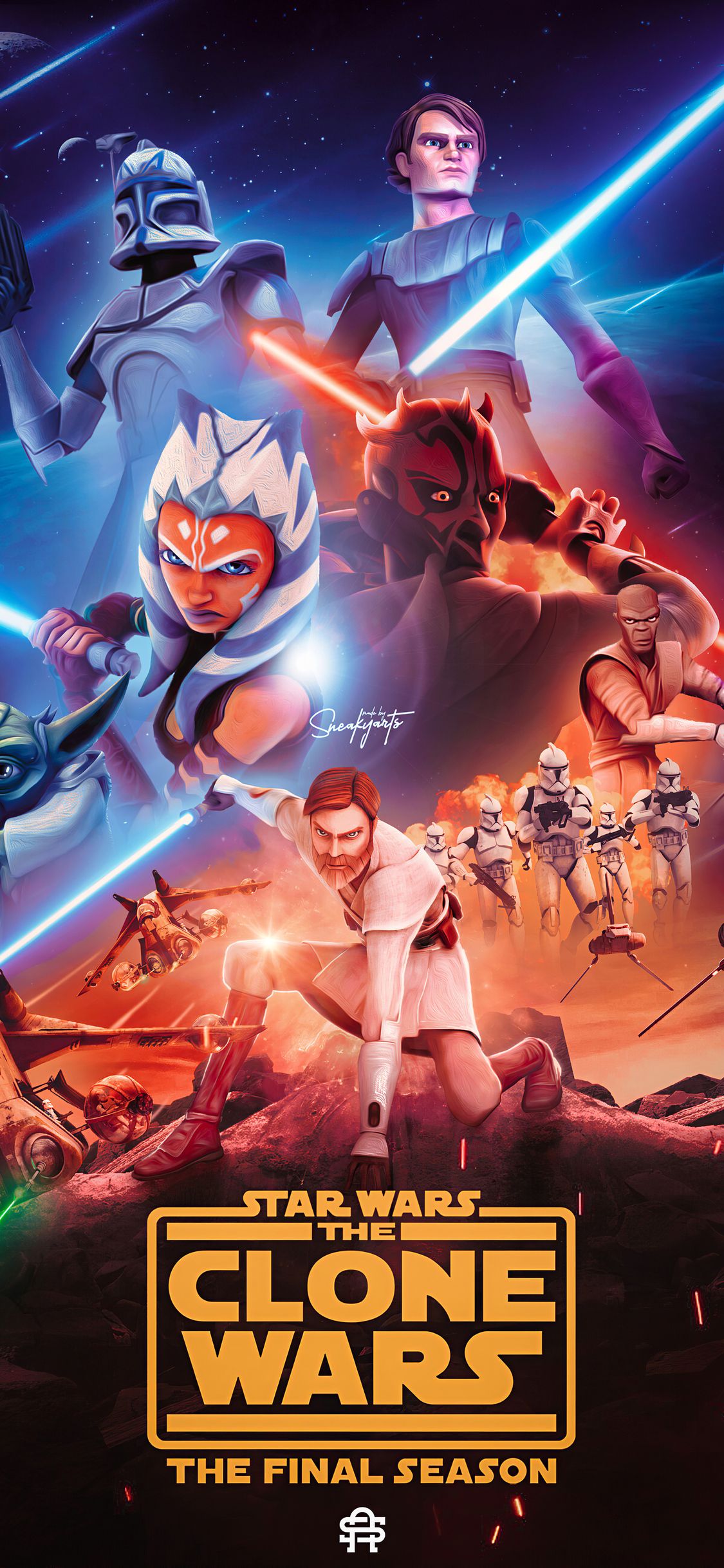 Star Wars The Clone Wars 4k iPhone XS, iPhone 10, iPhone X HD 4k Wallpaper, Image, Background, Photo and Picture