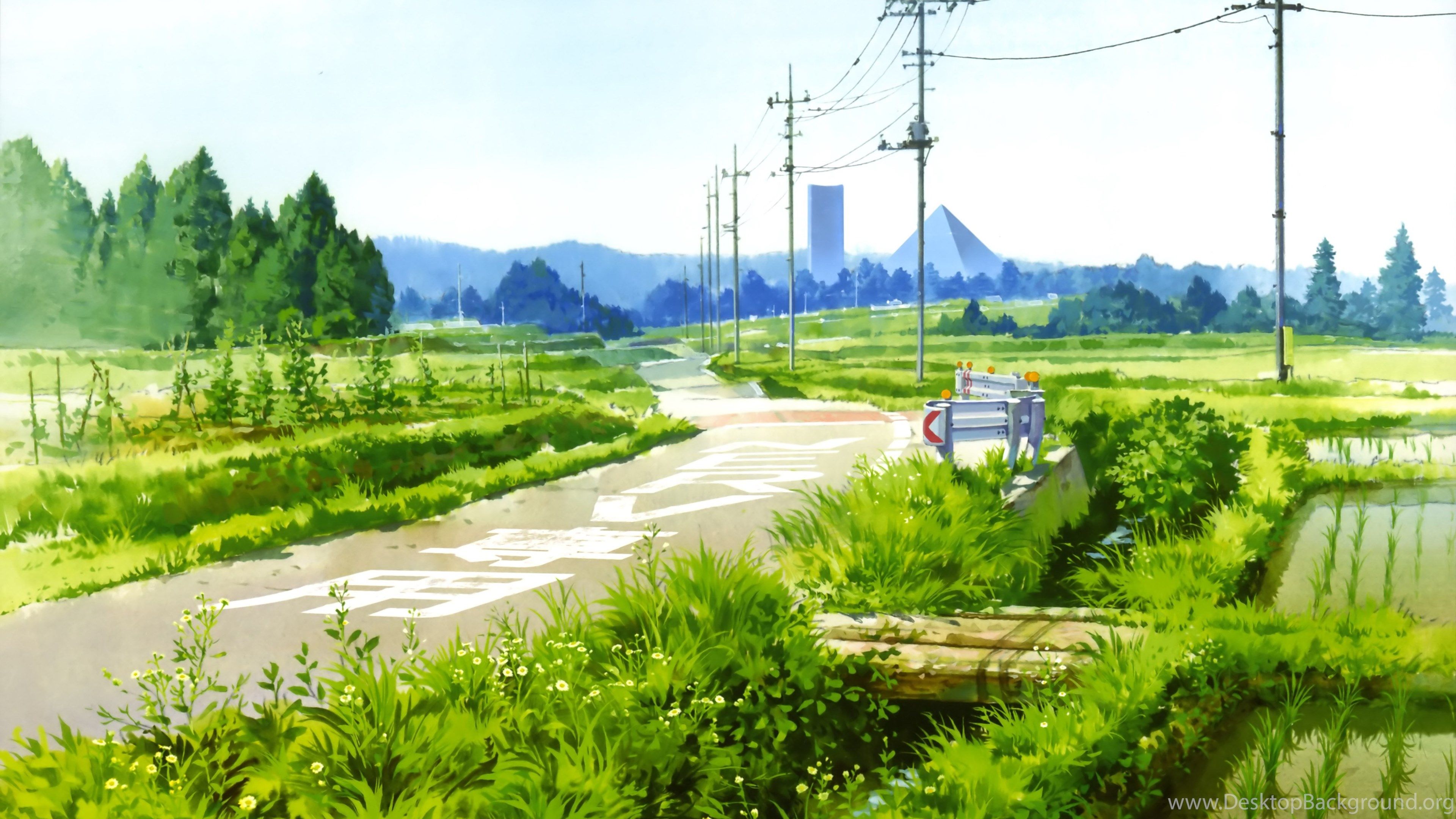 Anime Scenery Wallpaper 4323x3035 Desktop Background