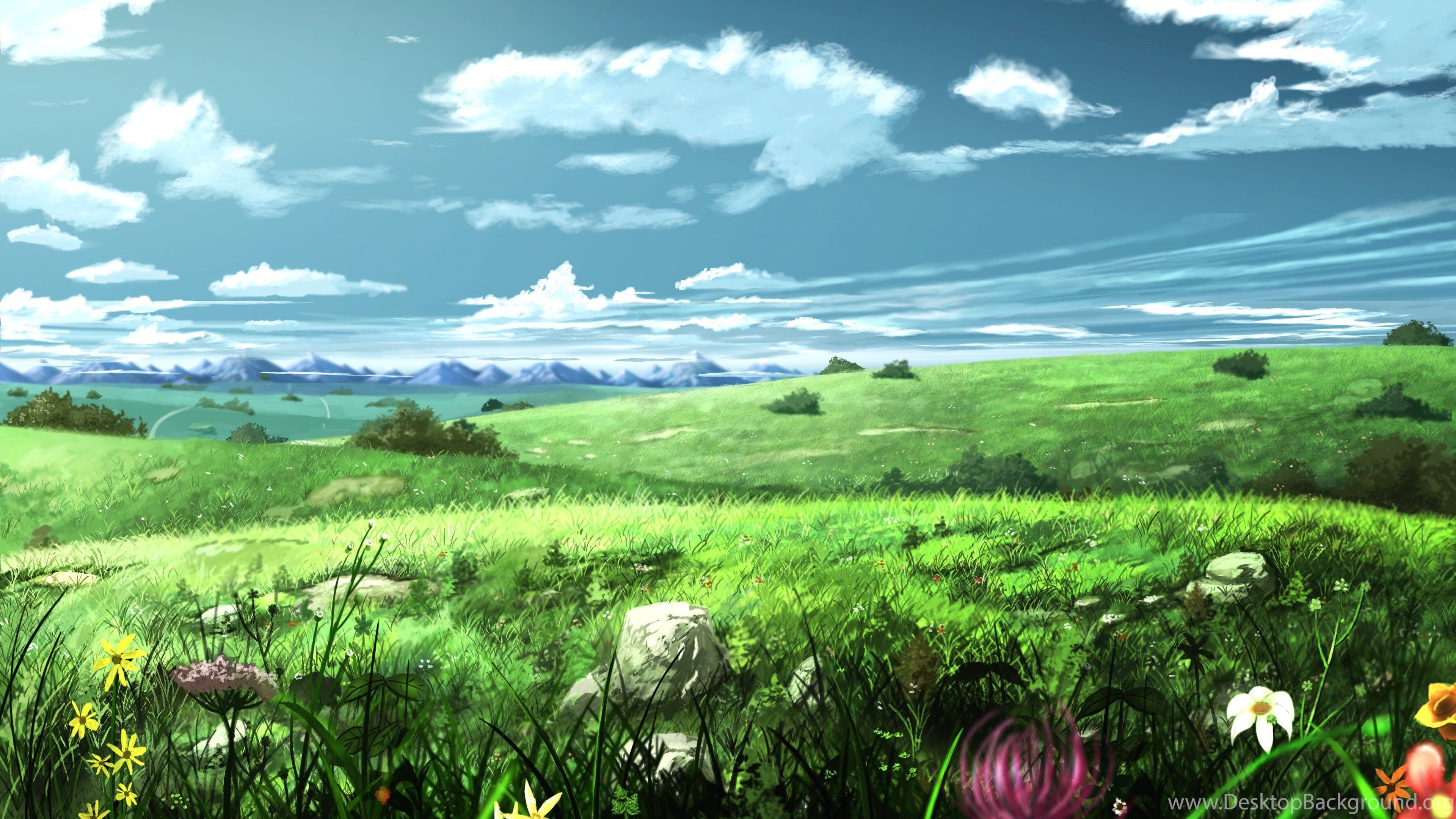 Anime Landscape Wallpaper Desktop Background