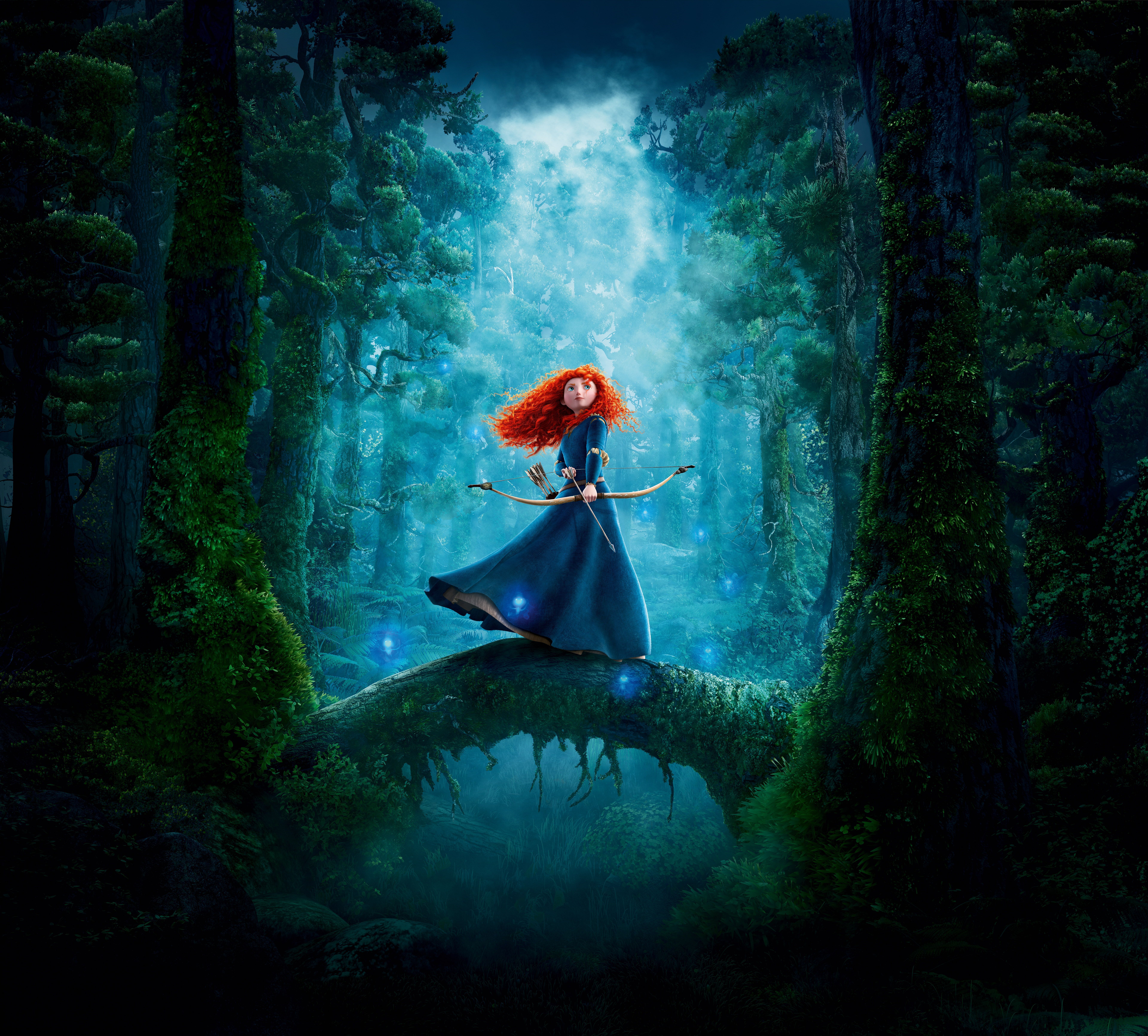Princess Merida K #Pixar #Animation #Brave K K #wallpaper #hdwallpaper #desktop. Magic forest, Animation, 8k wallpaper
