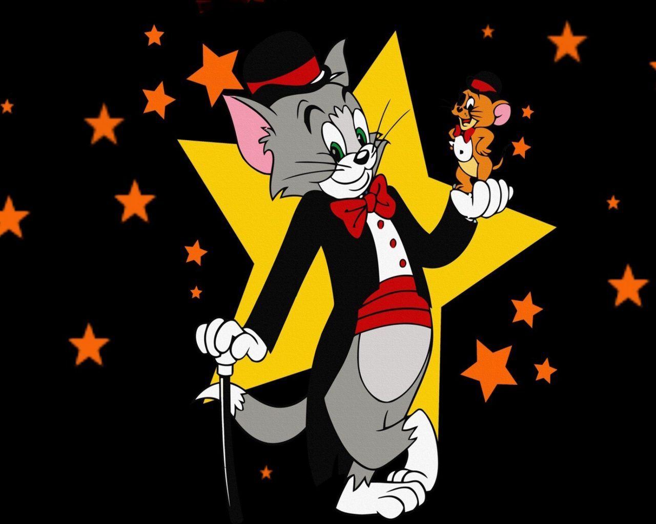 Tom And Jerry Cartoon Magical Show Desktop Wallpaper HD Free Download 2560x1600, Wallpaper13.com