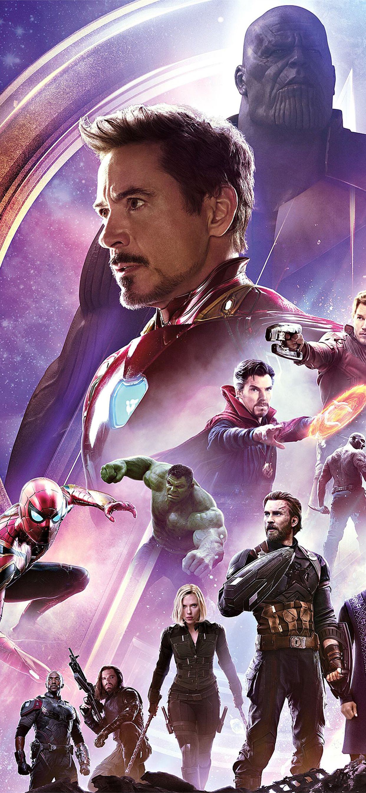 avengers infinity war banner 4k iPhone