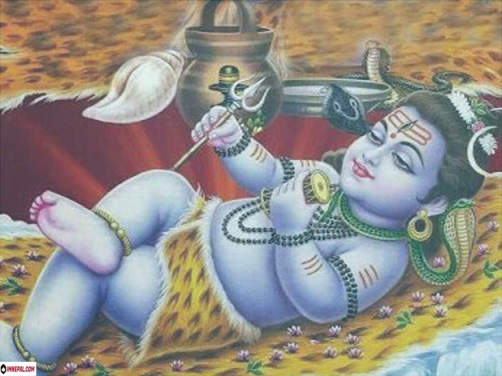 Best Image Of Lord Child Shiva Sleeping Wallpaper