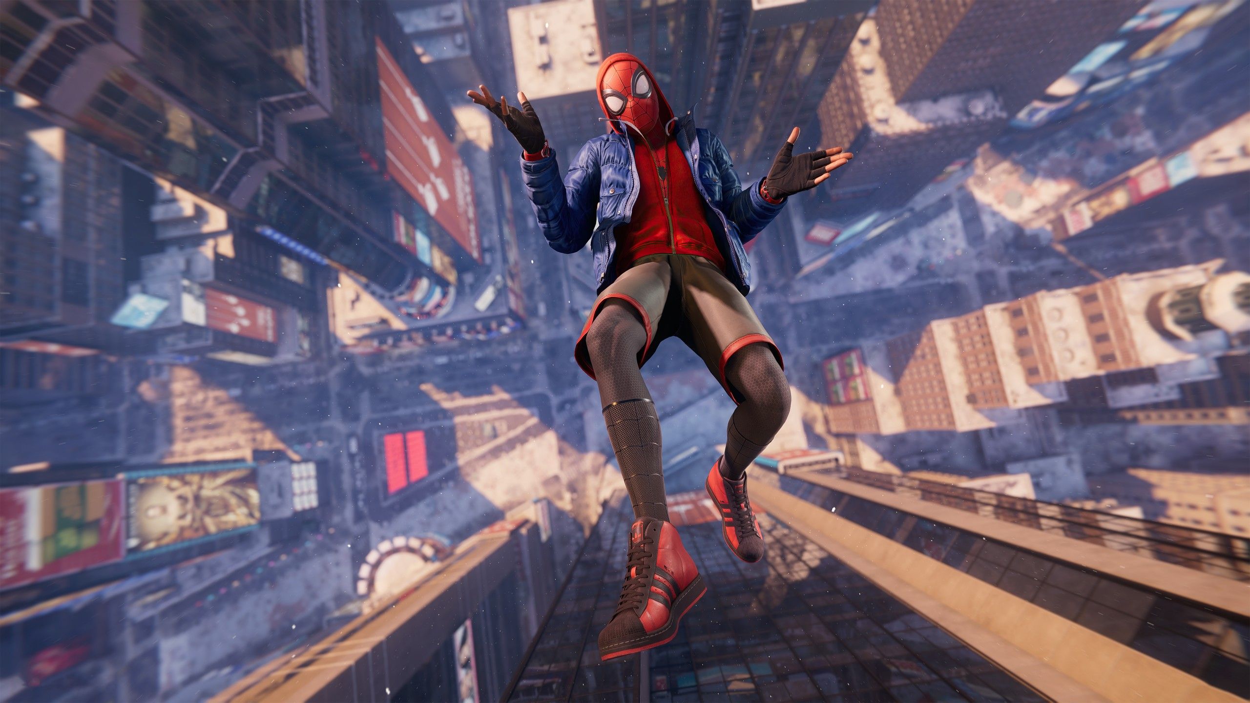 Wallpaper Spider Man: Miles Morales, Screenshot, 4K, Games