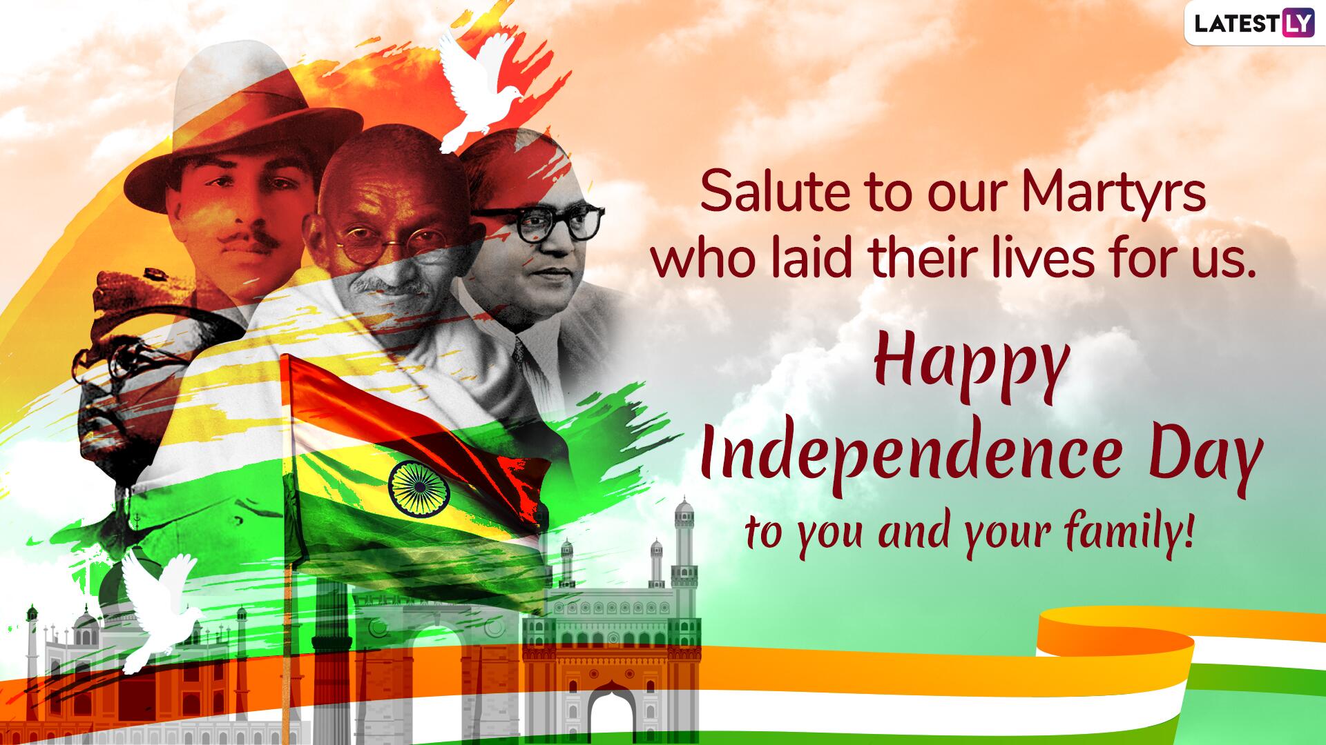 Independence Day 2019 Whatsapp Sticker 1 Independence Day Wishes Quotes
