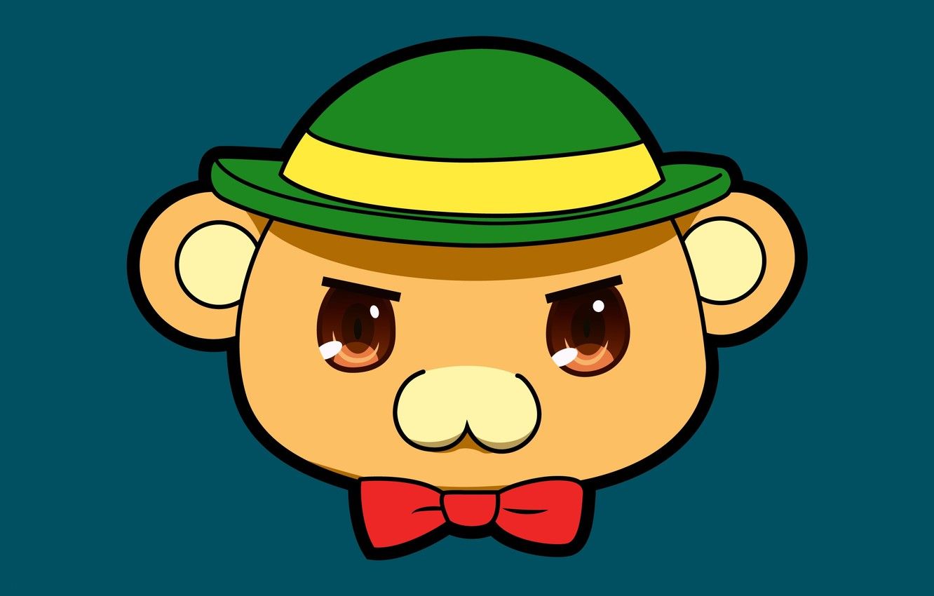 Wallpaper kawaii, game, bear, hat, anime, man, teddy, asian, cute, manga, japanese, oriental, asiatic, sugoi, visual novel, tie image for desktop, section сёдзё