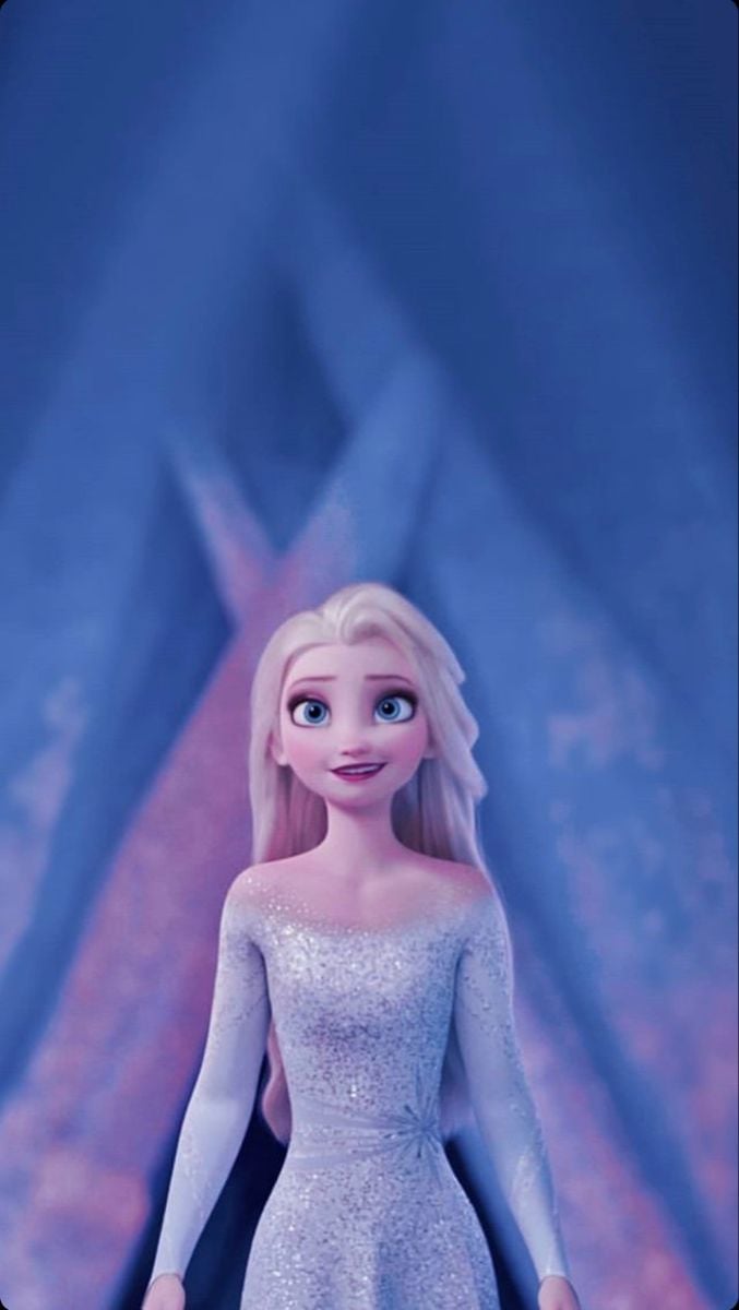 Frozen 2 Elsa white dress hair down mobile. iphone disney princess, Disney  princess elsa, HD phone wallpaper