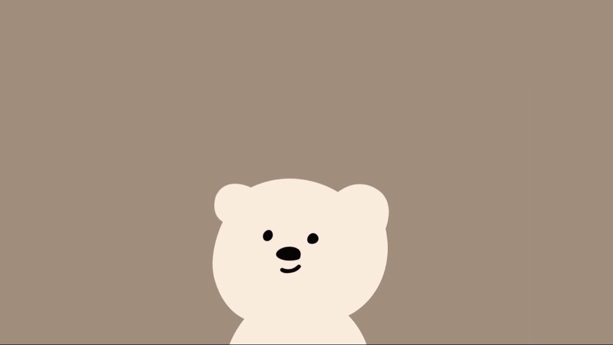 Cute Korean Bear Background Images HD Pictures and Wallpaper For Free  Download  Pngtree