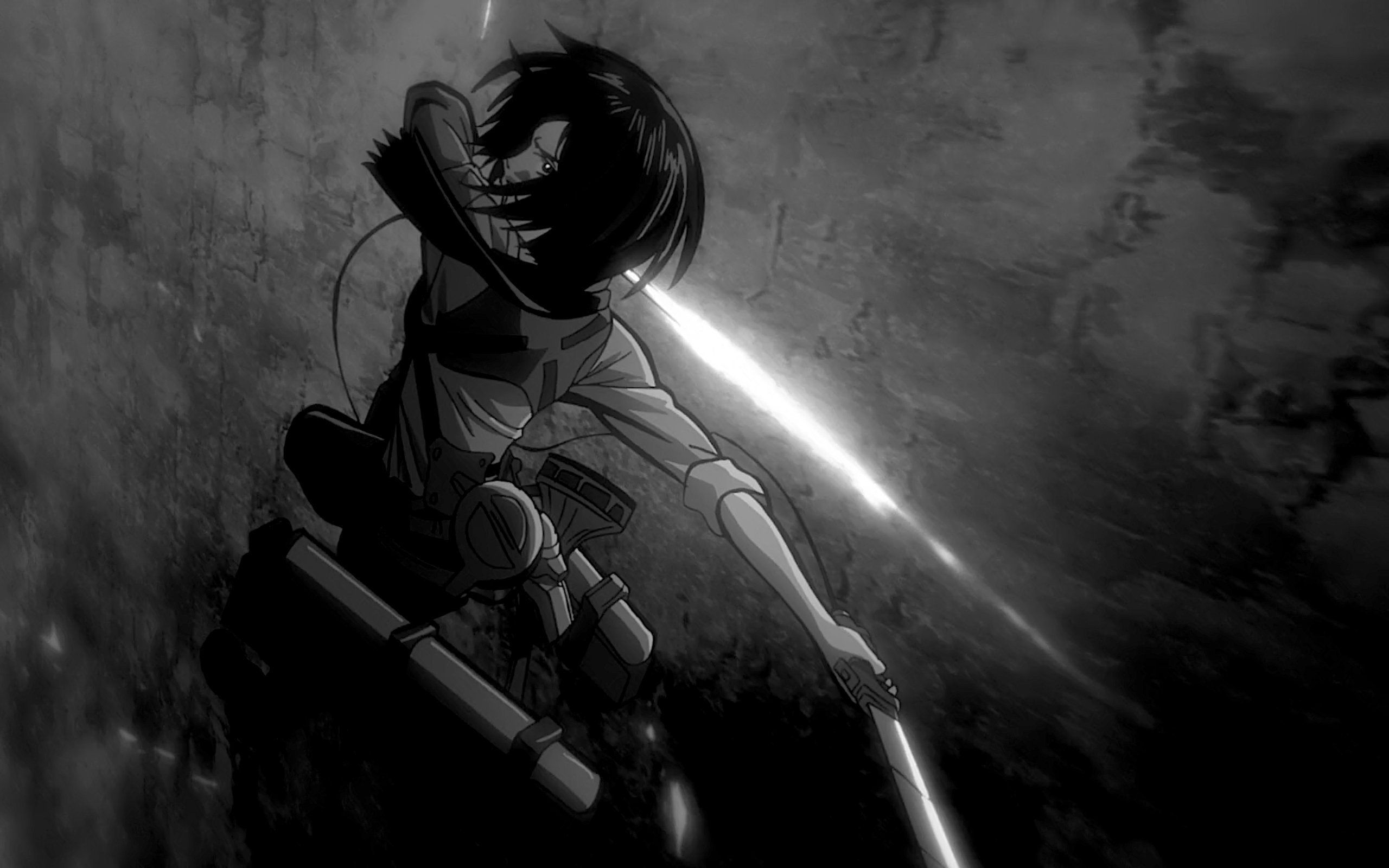 Black Mikasa Ackerman Aot Digital Print Download, anime Attack on Titan Poster, Shingeki no Kyoji. Attack on titan aesthetic, Attack on titan art, Attack on titan