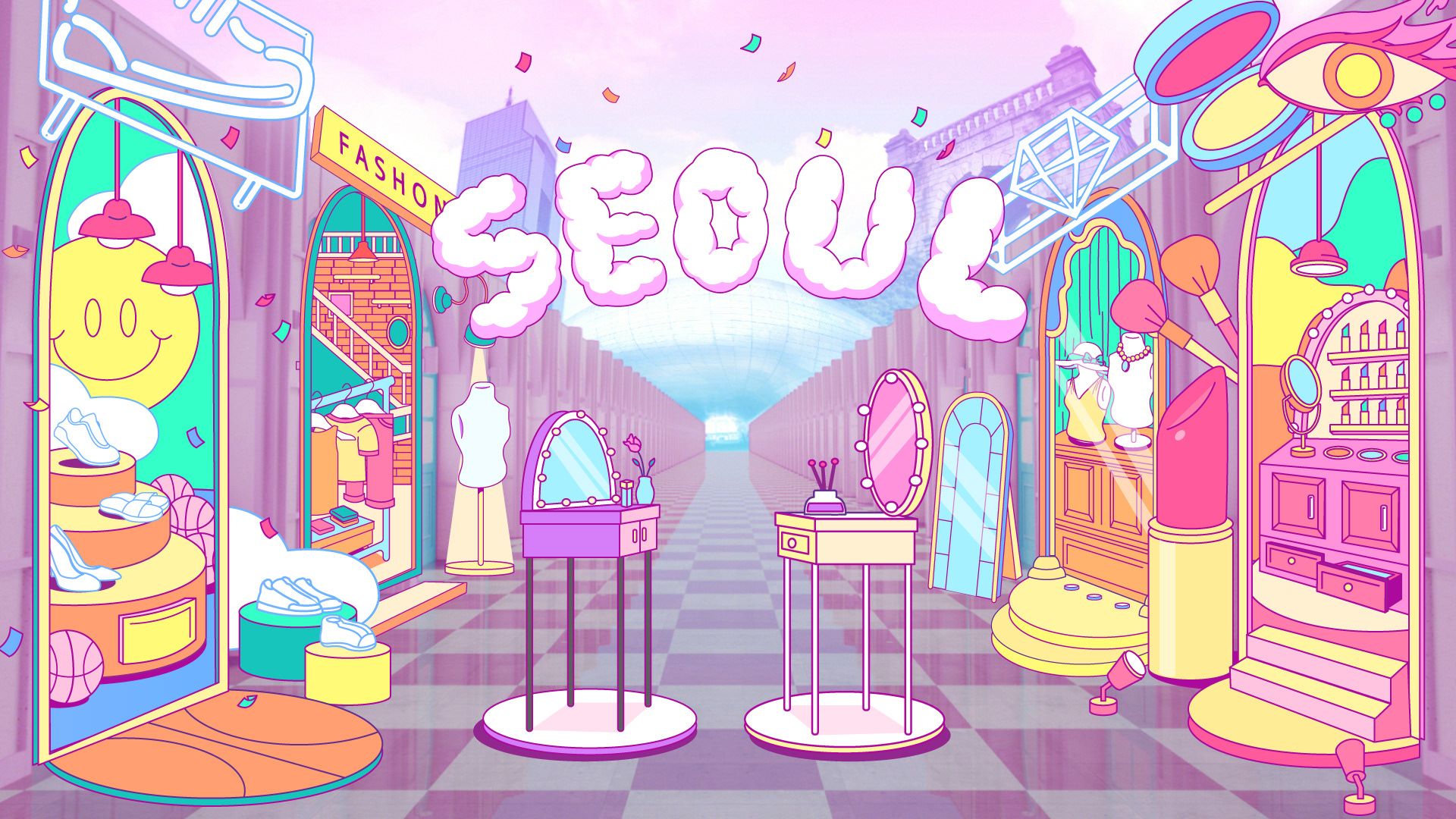 BTS X SEOUL SEE YOU IN SEOUL ILLUSTRATION