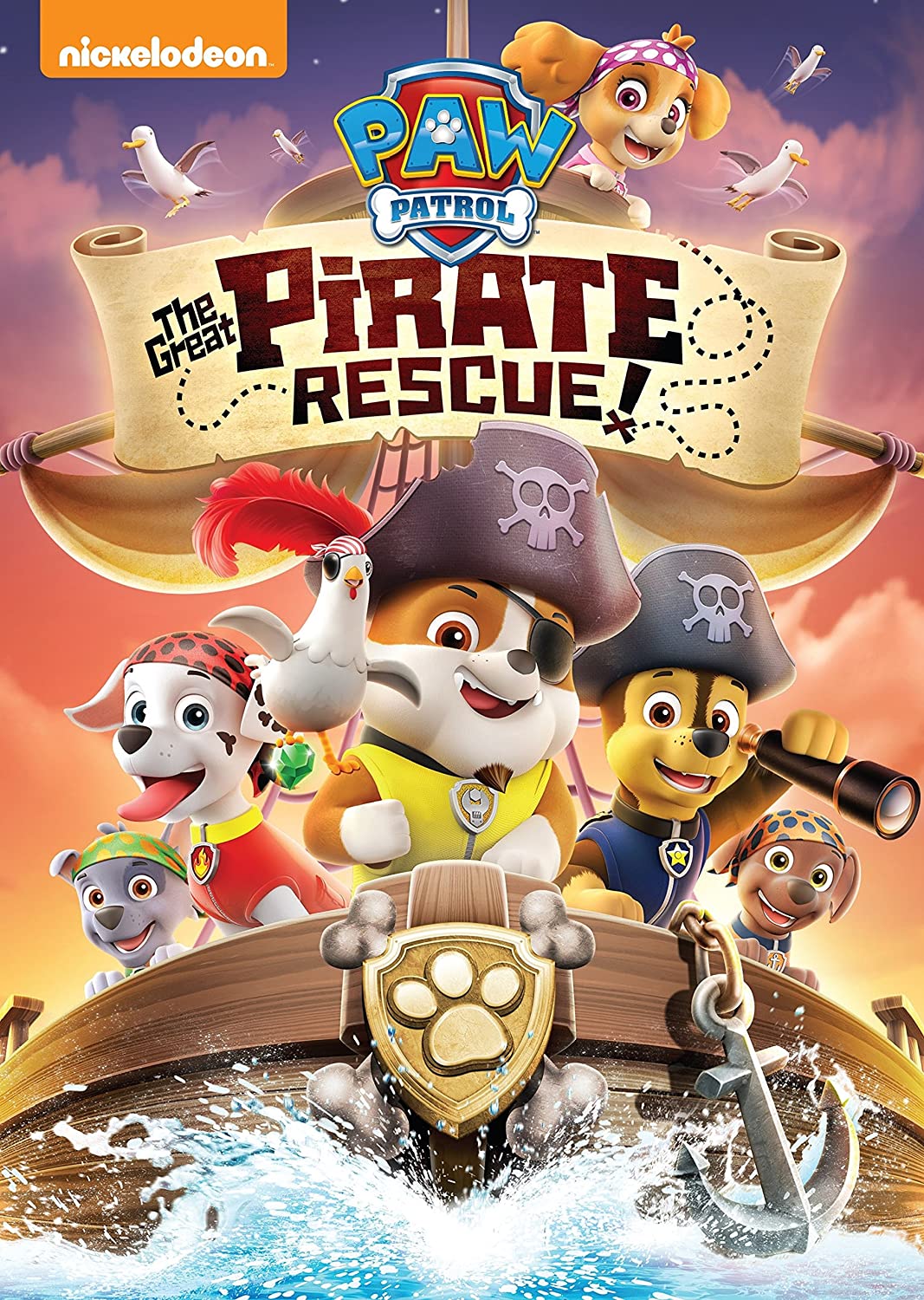 PAW Patrol: The Great Pirate Rescue!: Munroe, Gage, Thorne, Alex, Cohen, Devan, Holley, Kallan, Distefano, Christian: Movies & TV