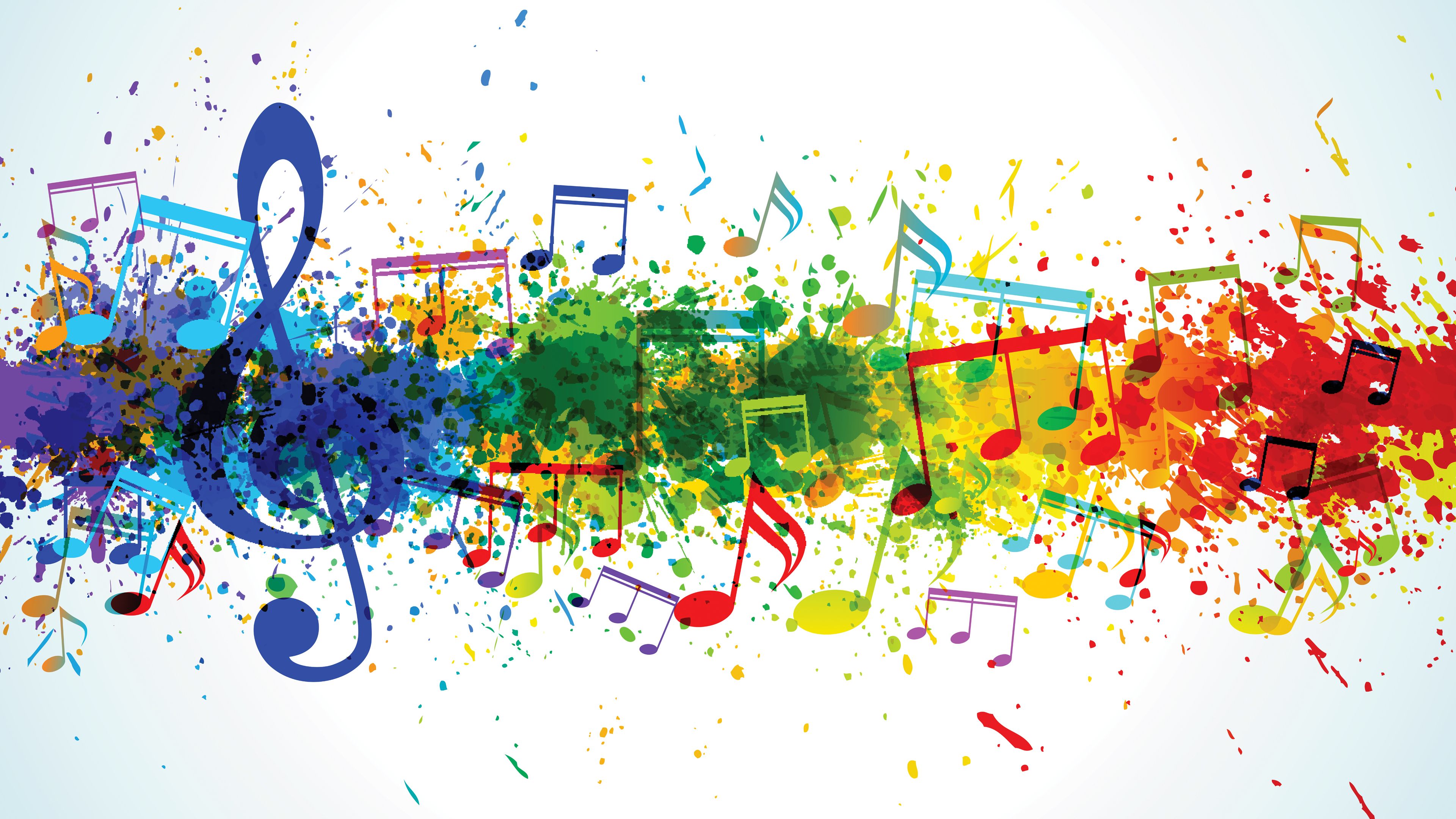 Musical Colors Desktop Background 4K x 2160 px