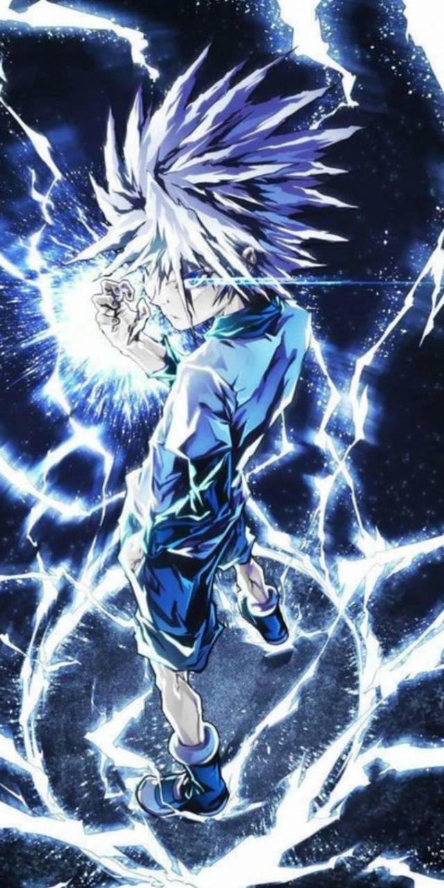 Killua, anime, hunter x hunter, hxh, HD phone wallpaper