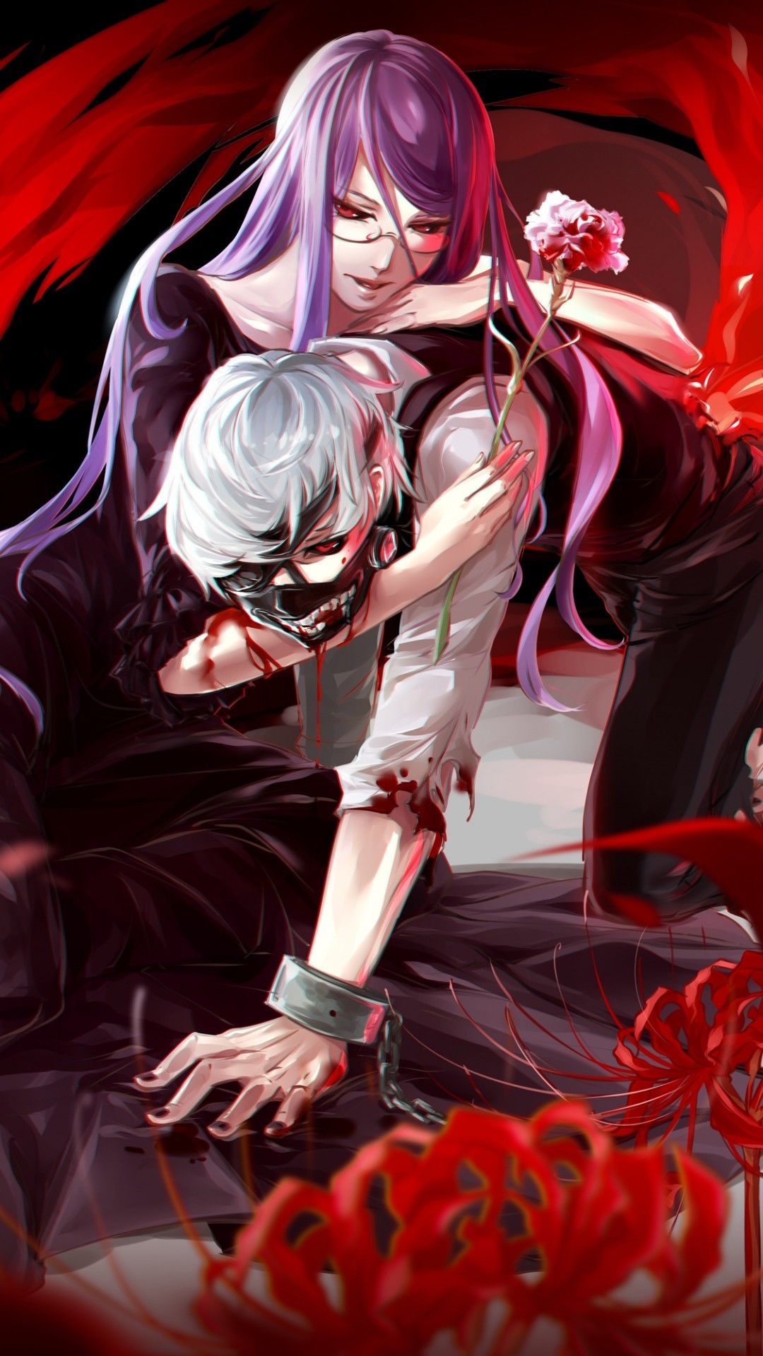 Tokyo Ghoul iPhone Wallpaper Ghoul Wallpaper 4k Phone