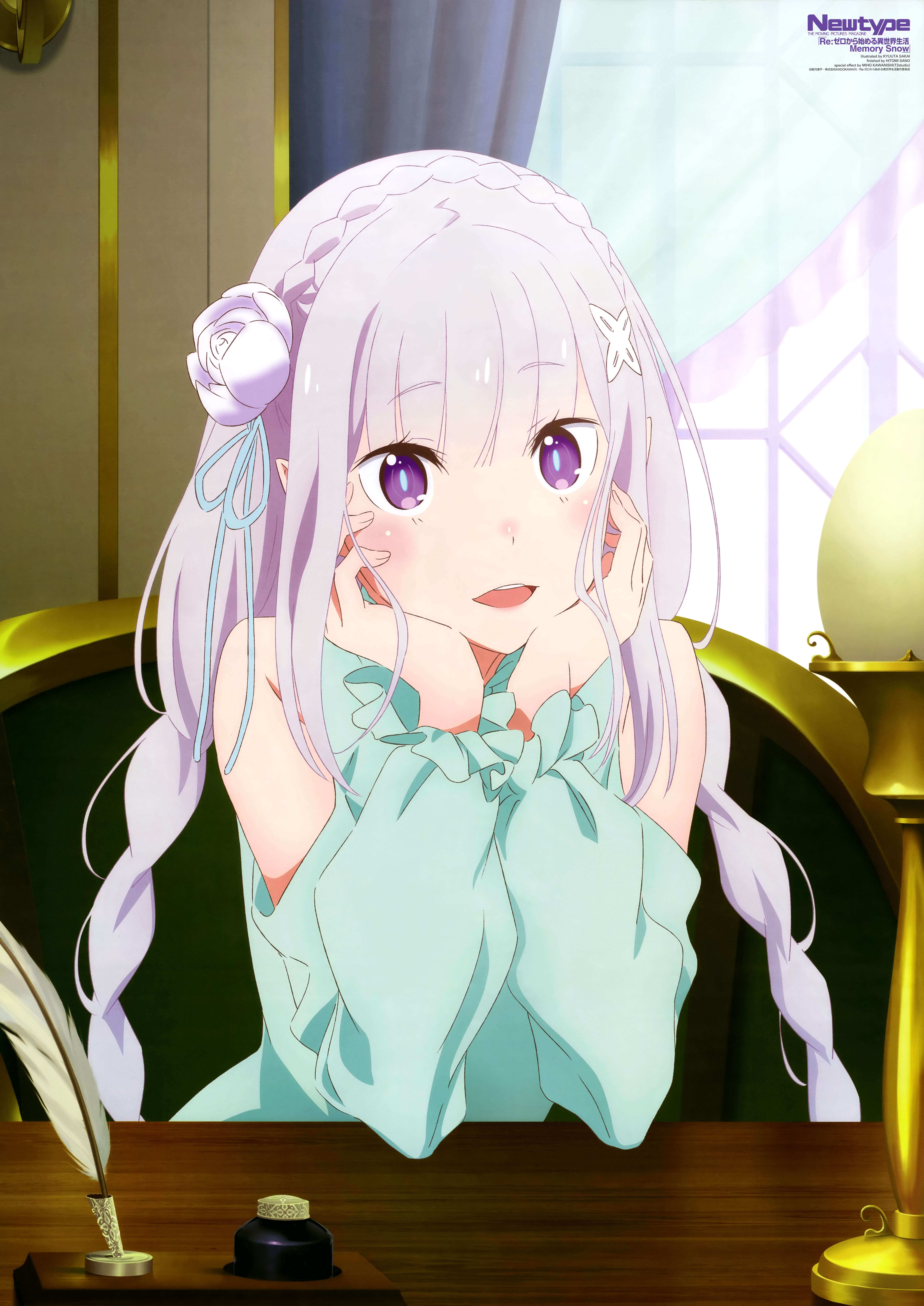 Emilia (Re:Zero):Zero Kara Hajimeru Isekai Seikatsu Anime Image Board