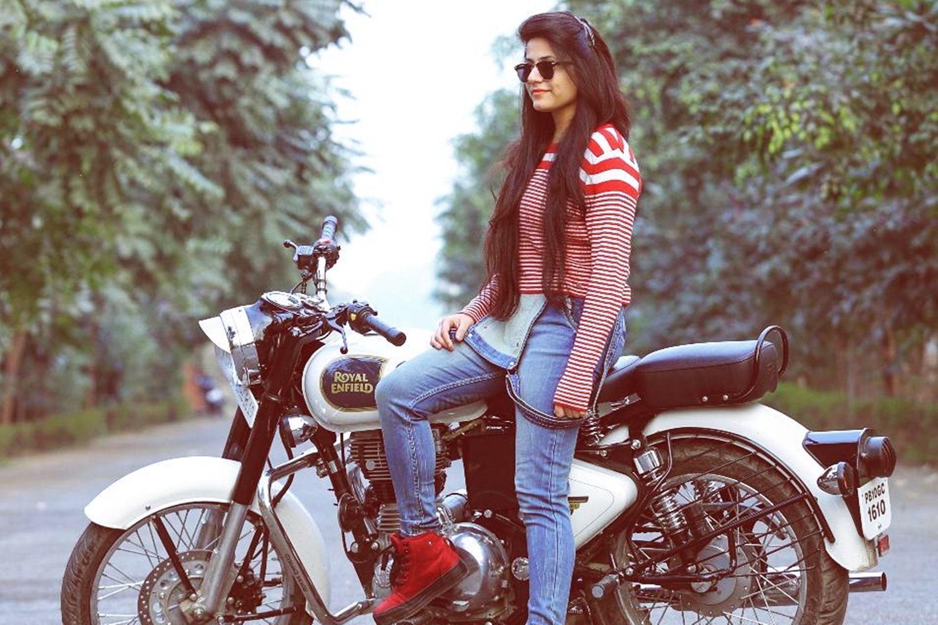 royal enfield girl