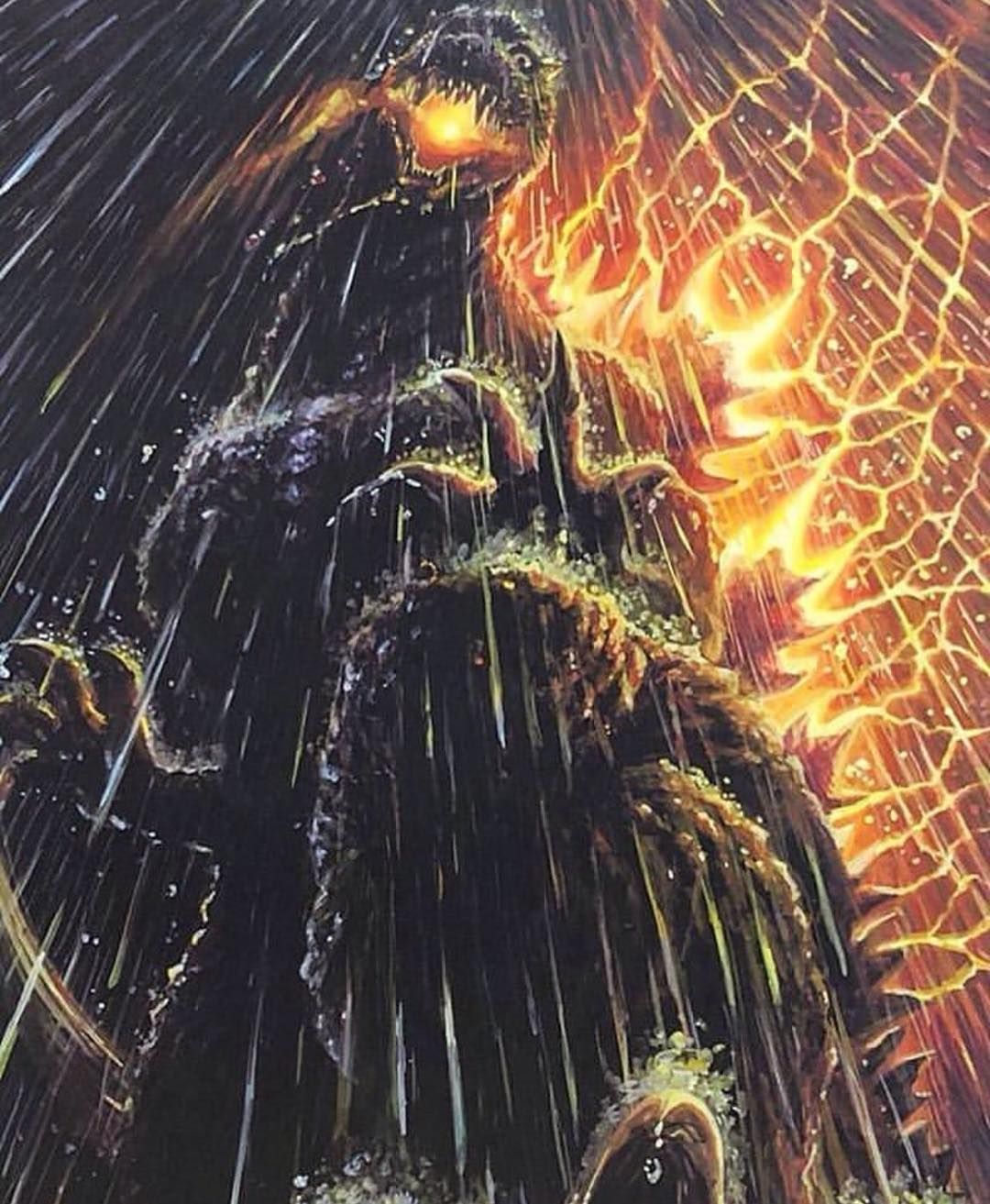 ゴジラのモンスターの王 on Instagram: “Amazing Godzilla 2000 Fan art credits for hem ▪️ ▪️ ▪️ ▪️