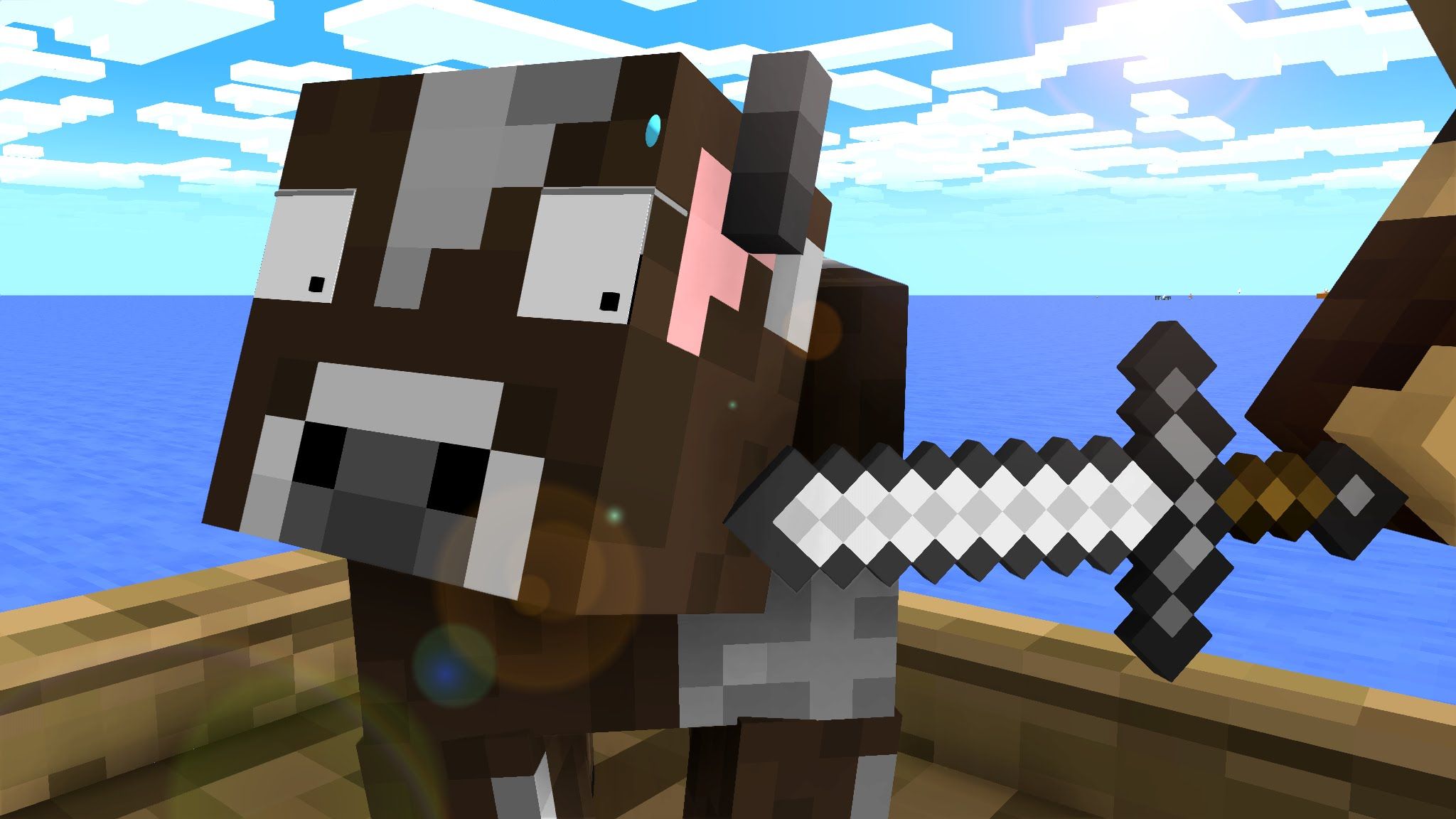 Cow Life Animation. Minecraft, Cow, Animation