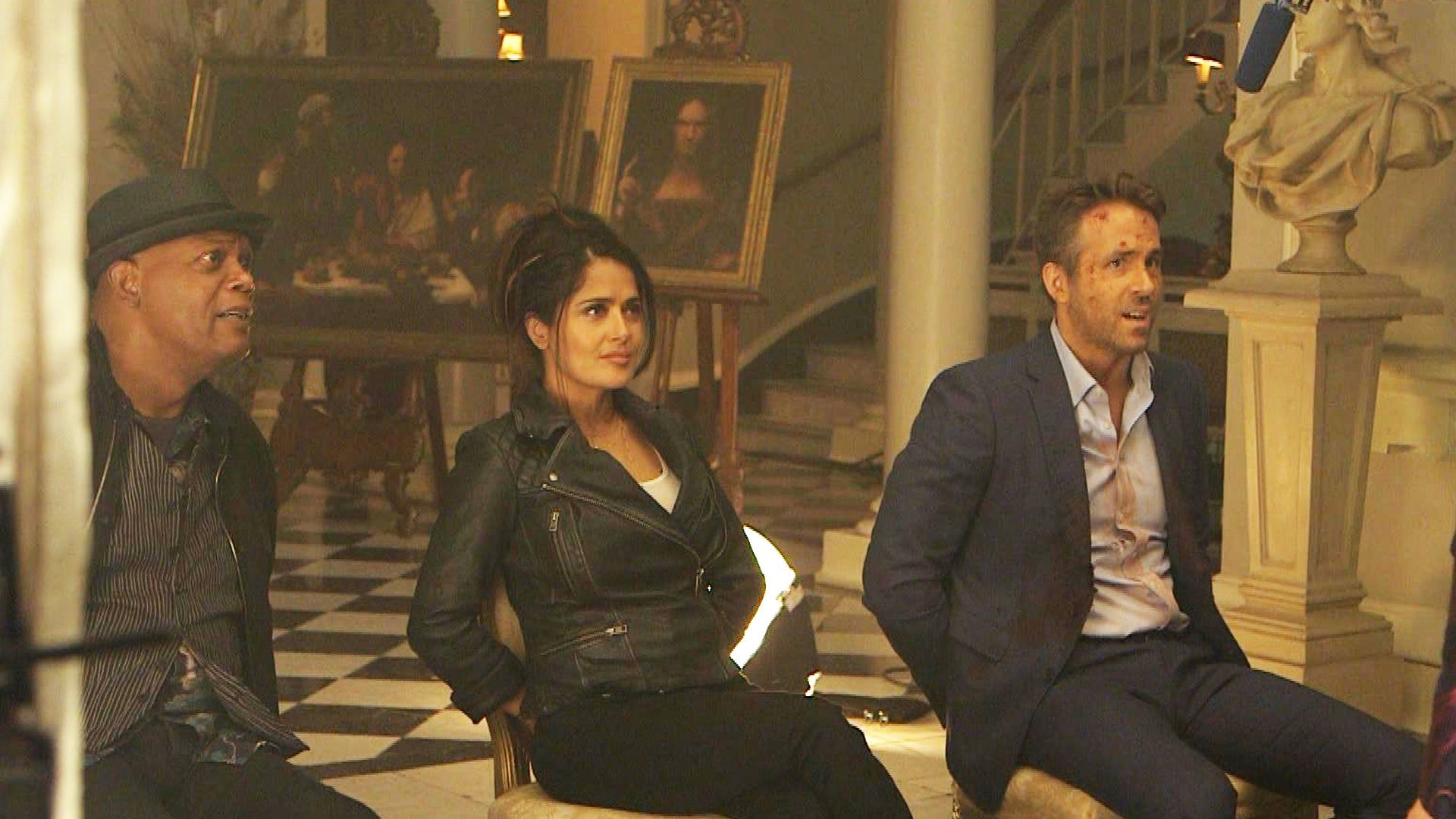 On Set of 'The Hitman's Wife's Bodyguard' With Salma Hayek and Ryan Reynolds (Exclusive)