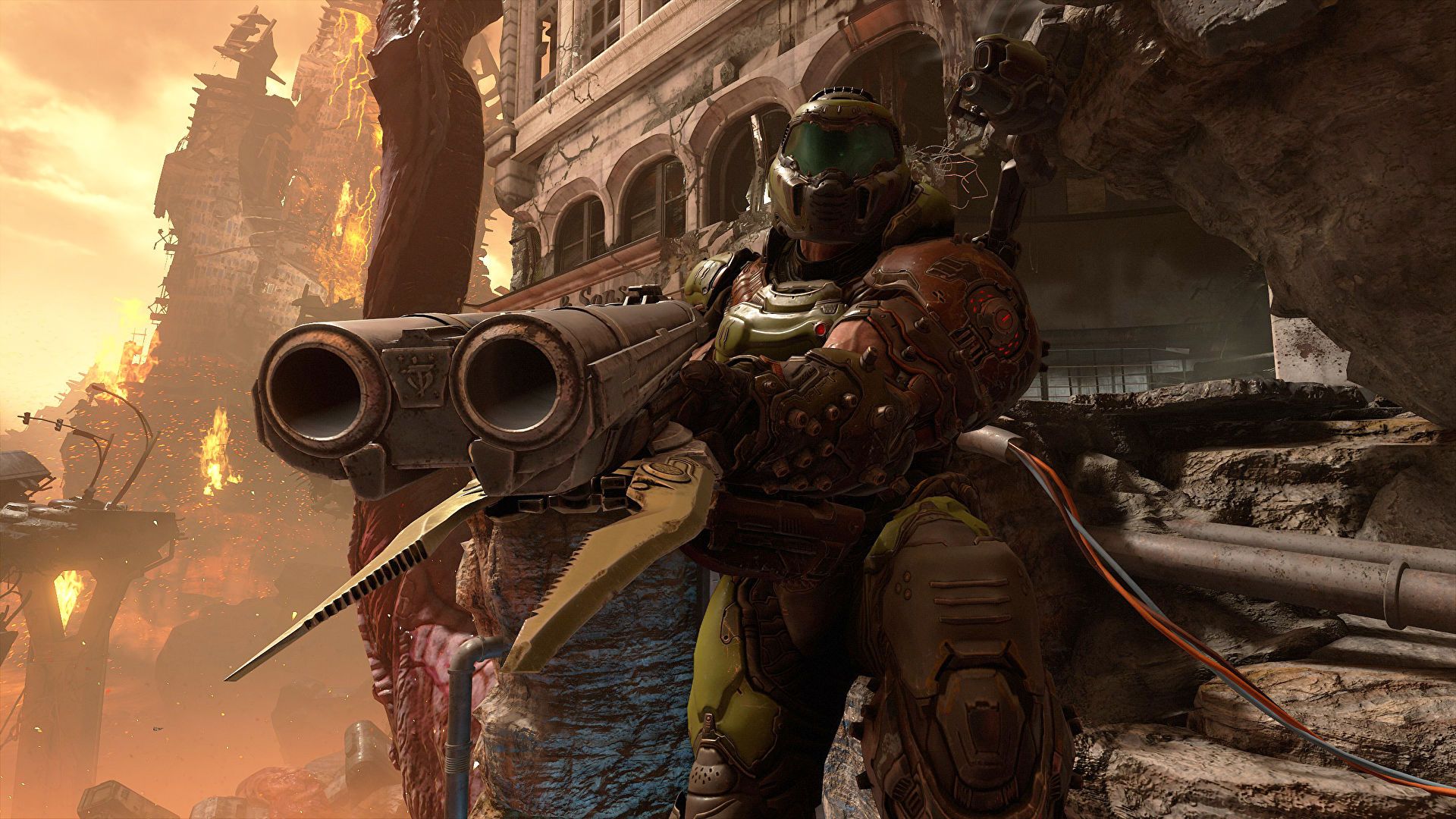 Doom Eternal's ray tracing update looks nice and all, but who's gonna have time to look at it?. Rock Paper Shotgun