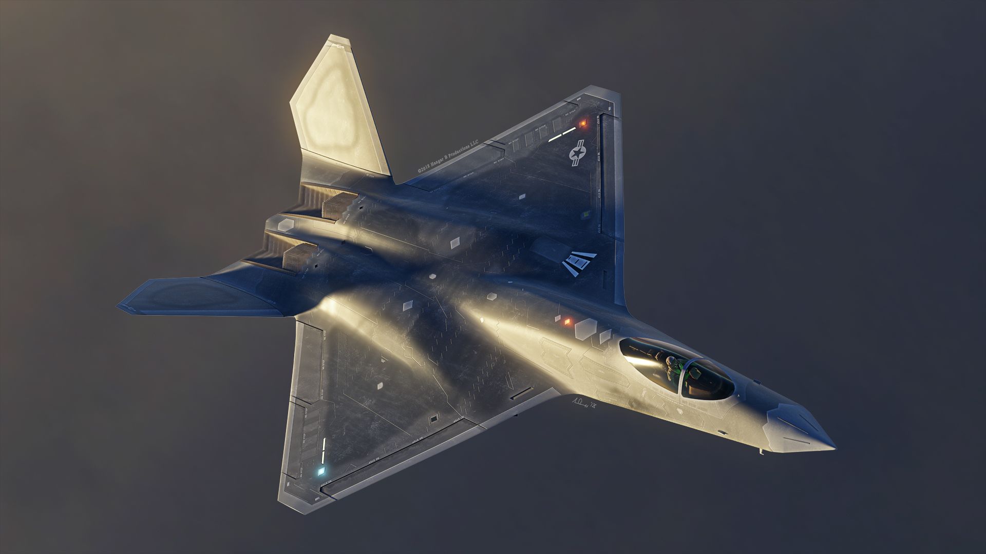 This Is What A Northrop F 23A Would've Looked Like If It Had Beaten Lockheed's F 22