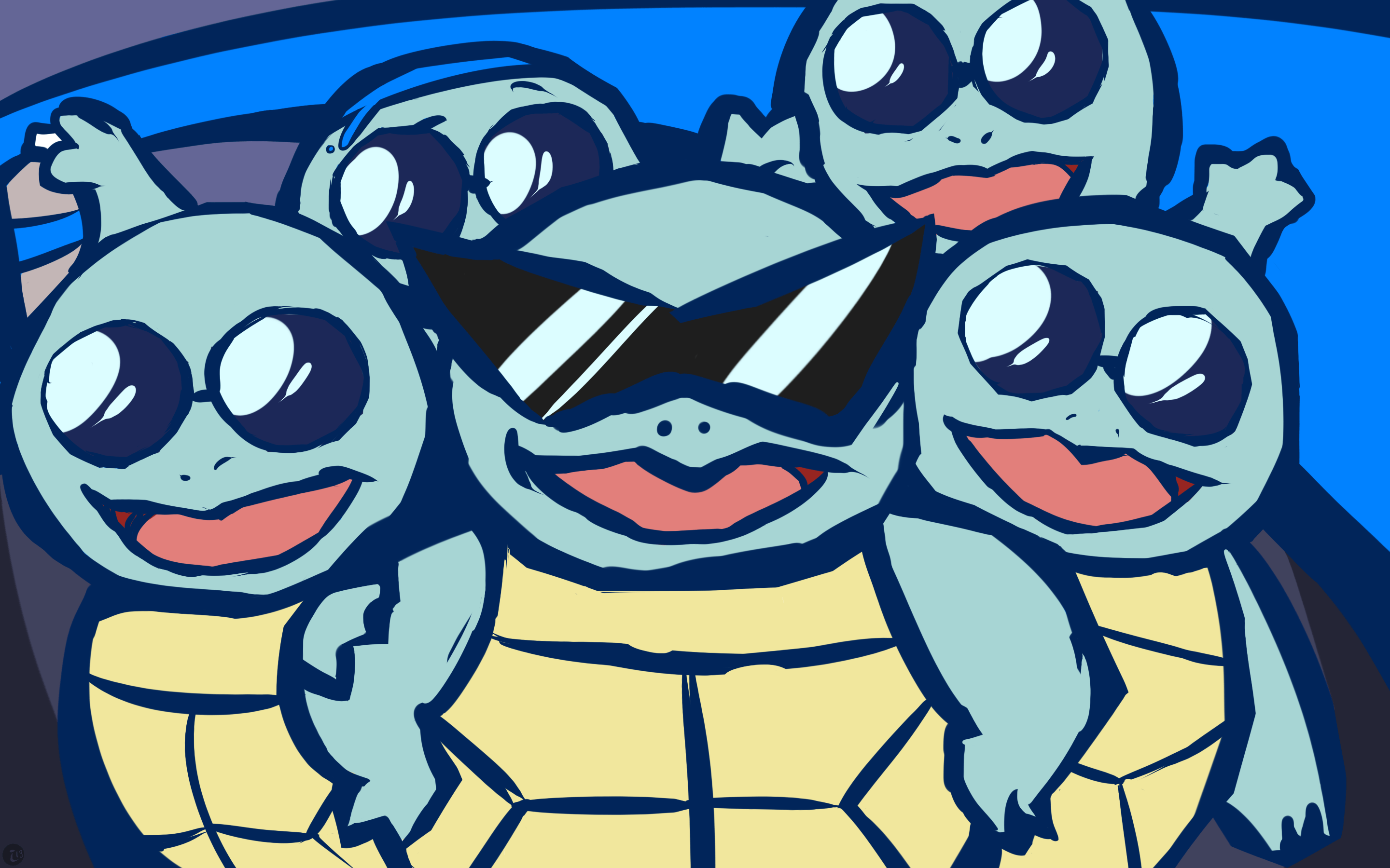 Squirtle Sunglasses Wallpaper Free Squirtle Sunglasses Background