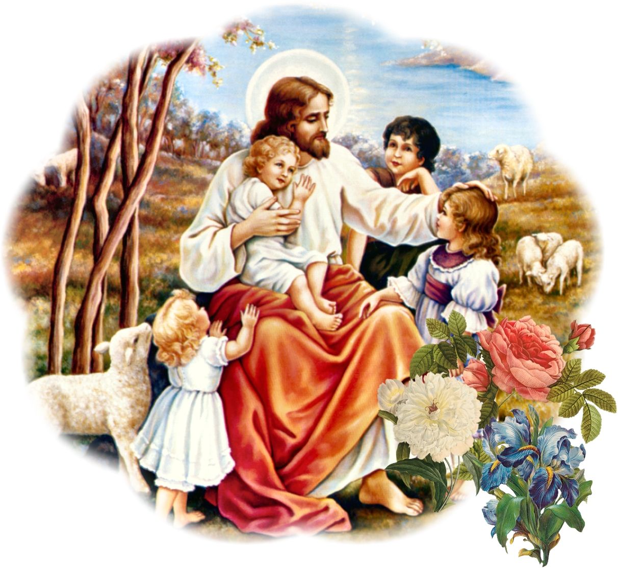 Jesus And Children Wallpaper