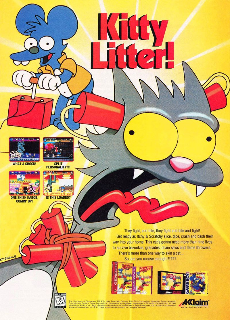 The Itchy & Scratchy Game Details Games Database