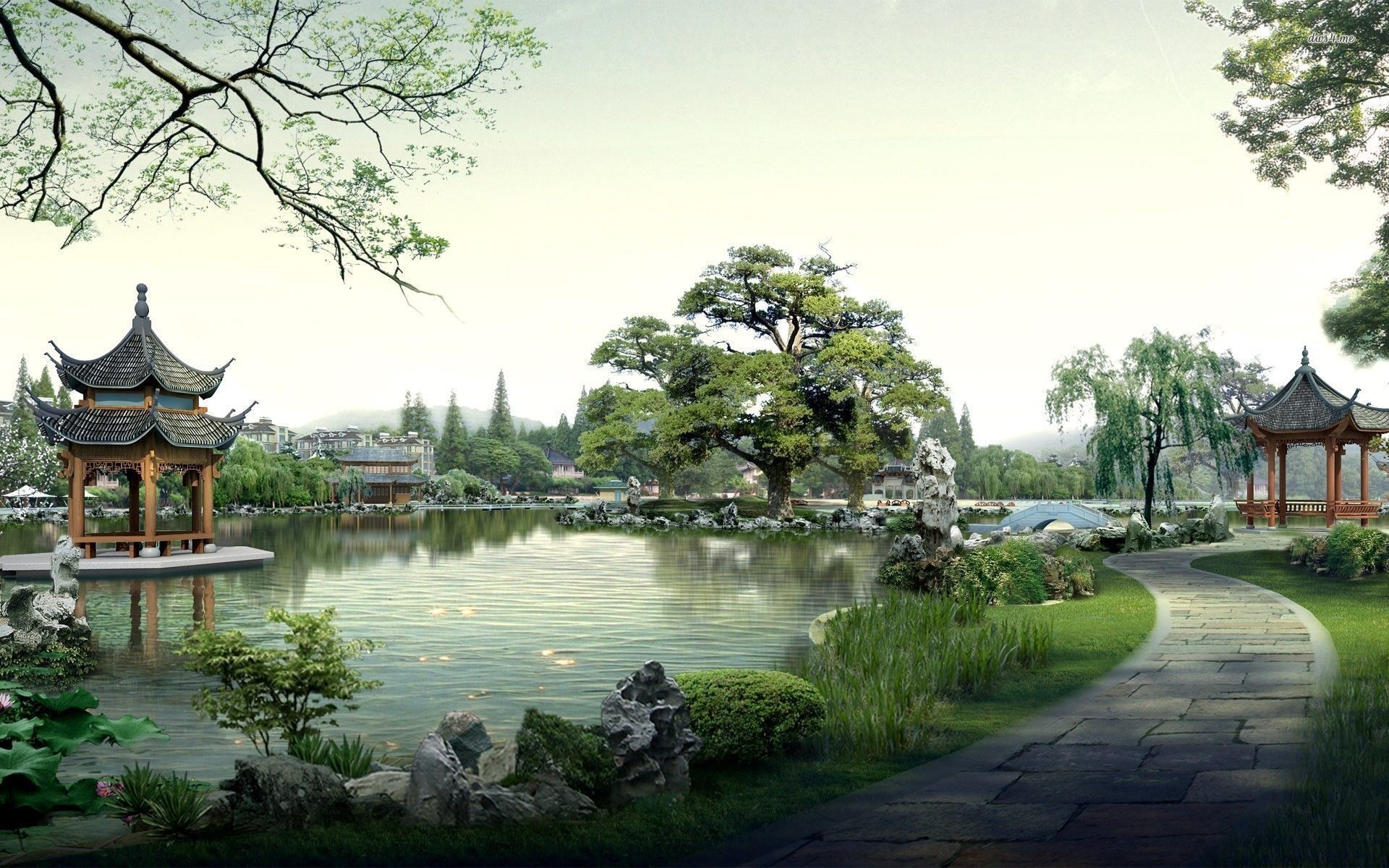 Res: 1920x Chinese Art Wallpaper. chinese landscape wallpaper 4 1152x720 chinese landscape wallpap. Japanese nature, Landscape wallpaper, Scenery wallpaper