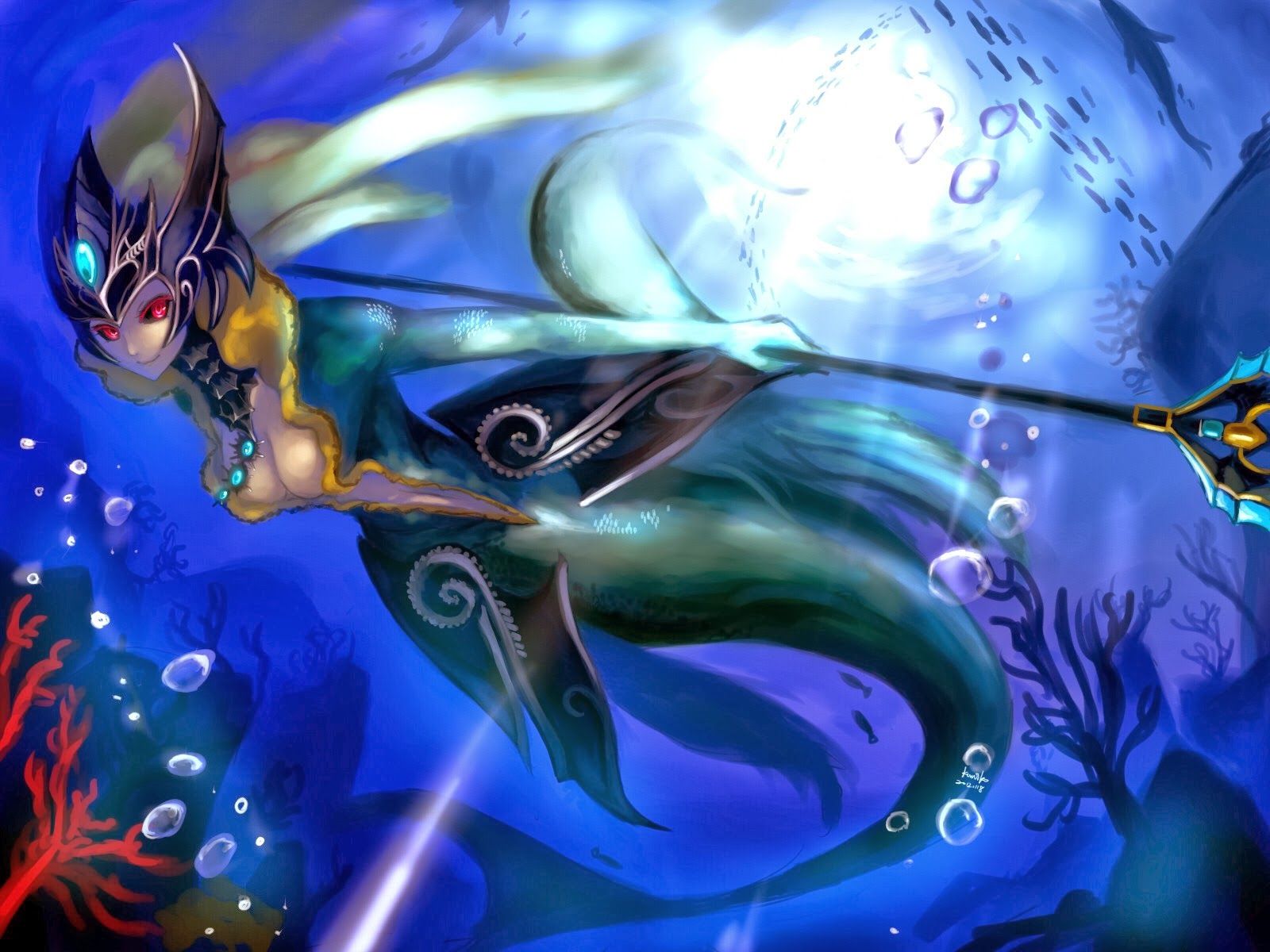 Nami League of Legends Wallpaper, Nami Desktop Wallpaper