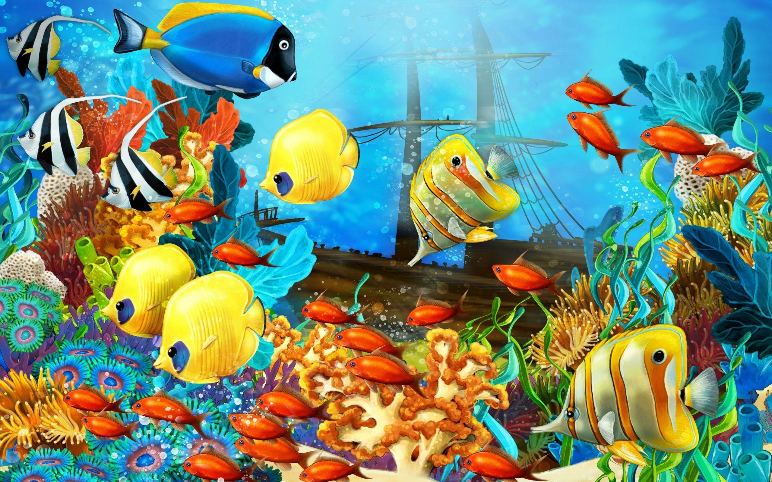 marine life wallpaper, fish, coral reef fish, marine biology, organism, fish, natural environment, coral reef, goldfish, pomacentridae, feeder fish