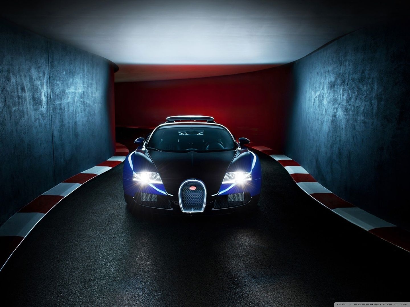 Blue Bugatti Veyron Wallpaper